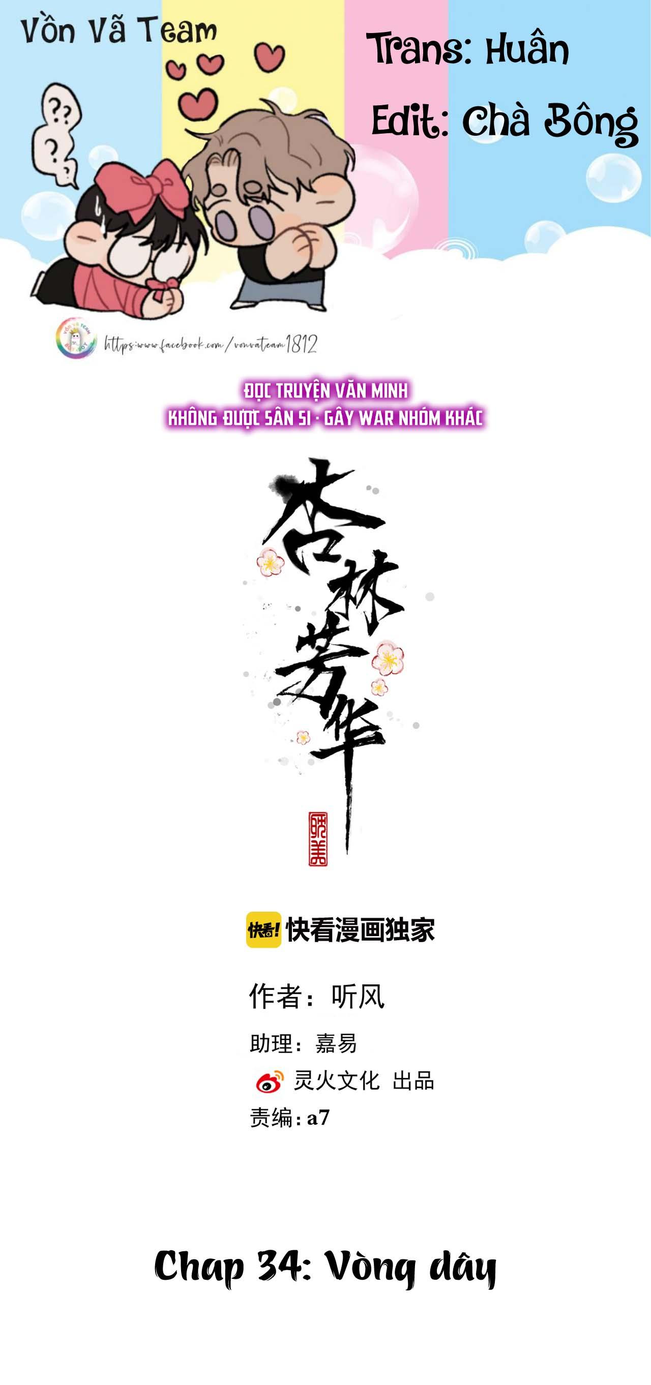 Hạnh Lâm Phương Hoa Chapter 34 - Next Chapter 34.1