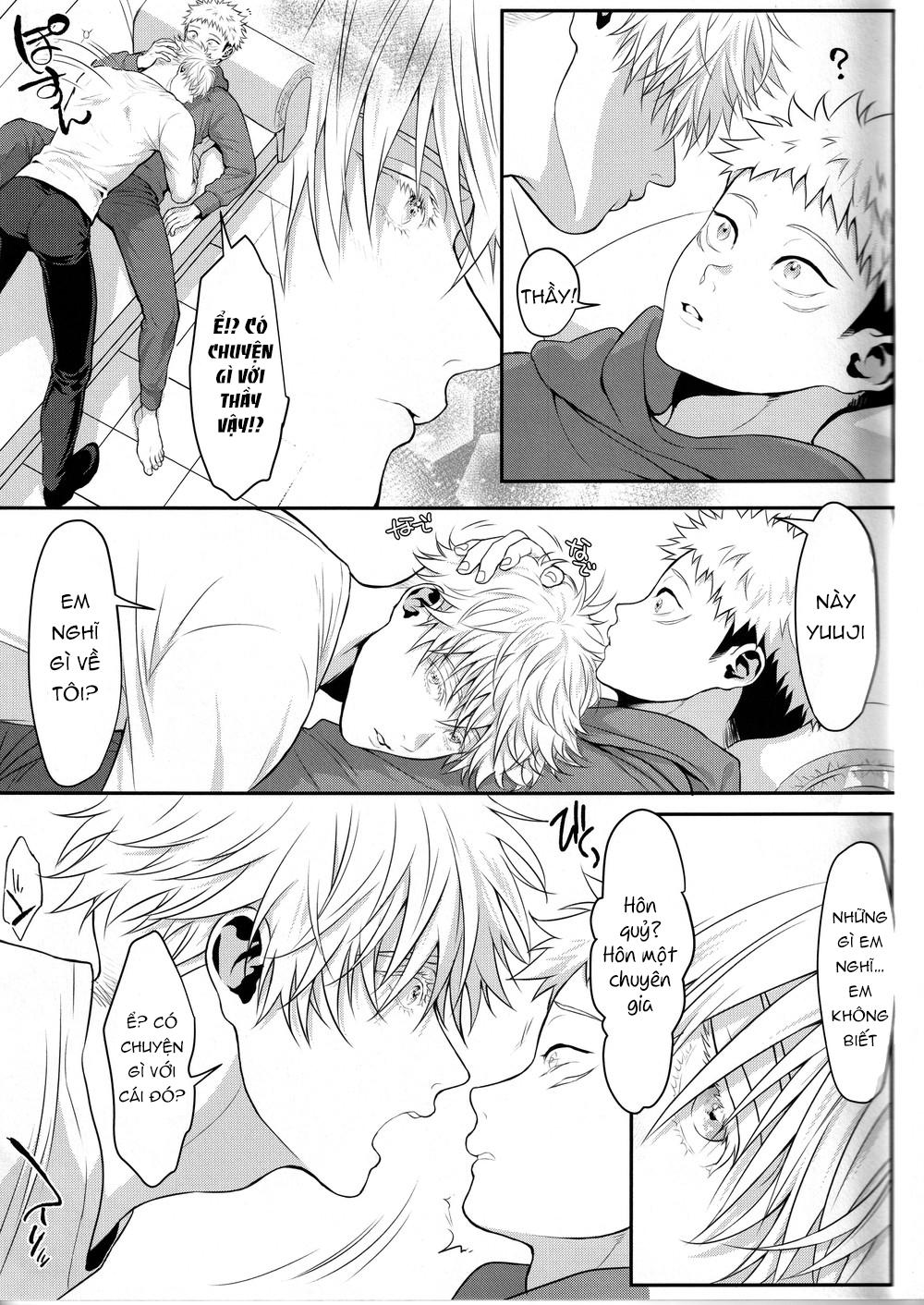 JUJUTSU KAISEN HD KHÔNG CHE Chapter 1 Gojo x Yuuji - Next Chapter 2 Gojo x Yuuji