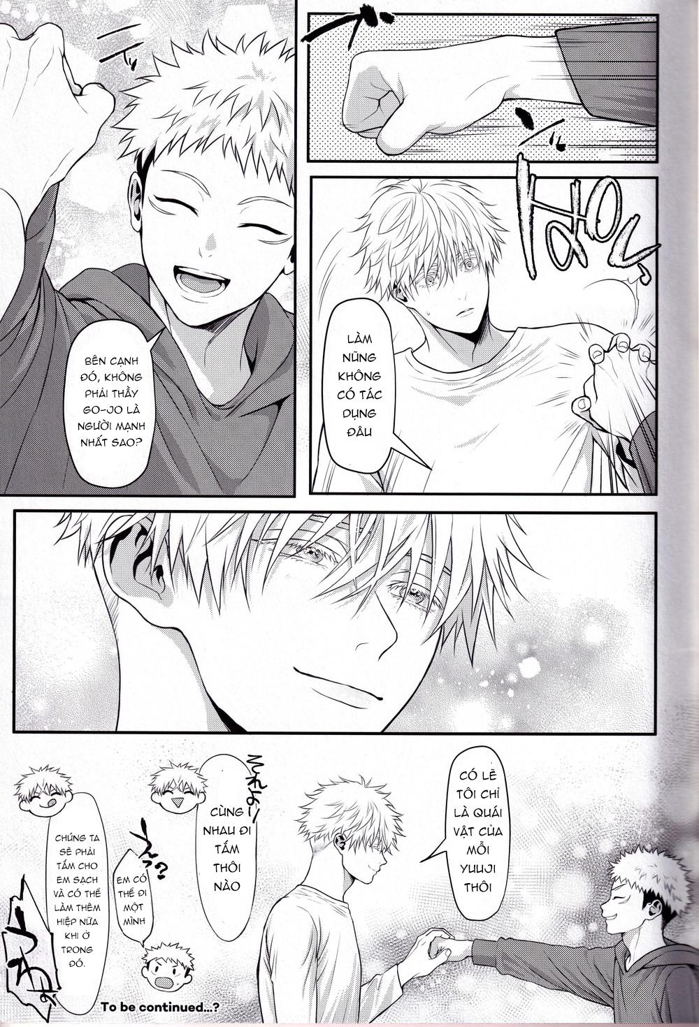 JUJUTSU KAISEN HD KHÔNG CHE Chapter 1 Gojo x Yuuji - Next Chapter 2 Gojo x Yuuji