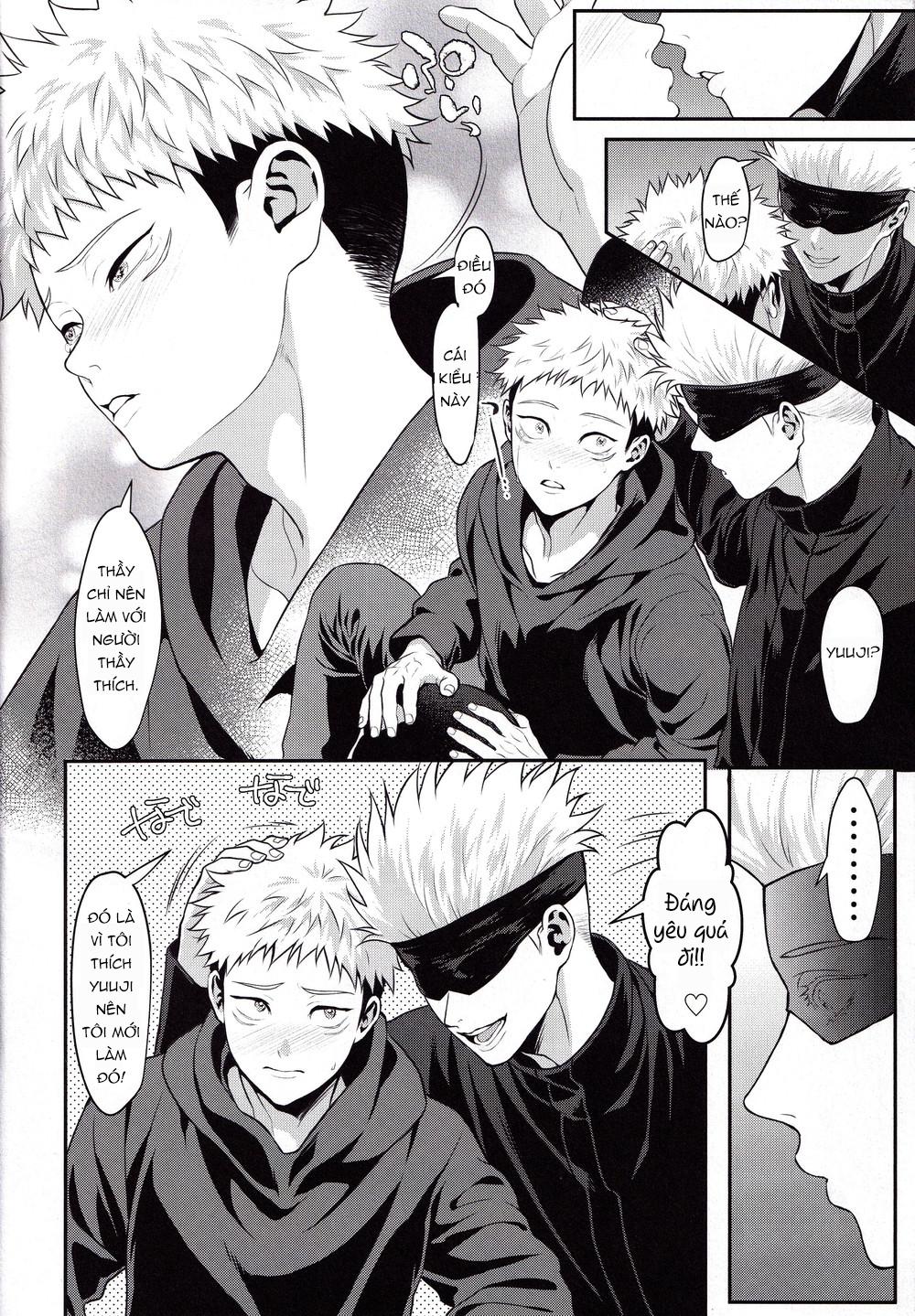 JUJUTSU KAISEN HD KHÔNG CHE Chapter 1 Gojo x Yuuji - Next Chapter 2 Gojo x Yuuji