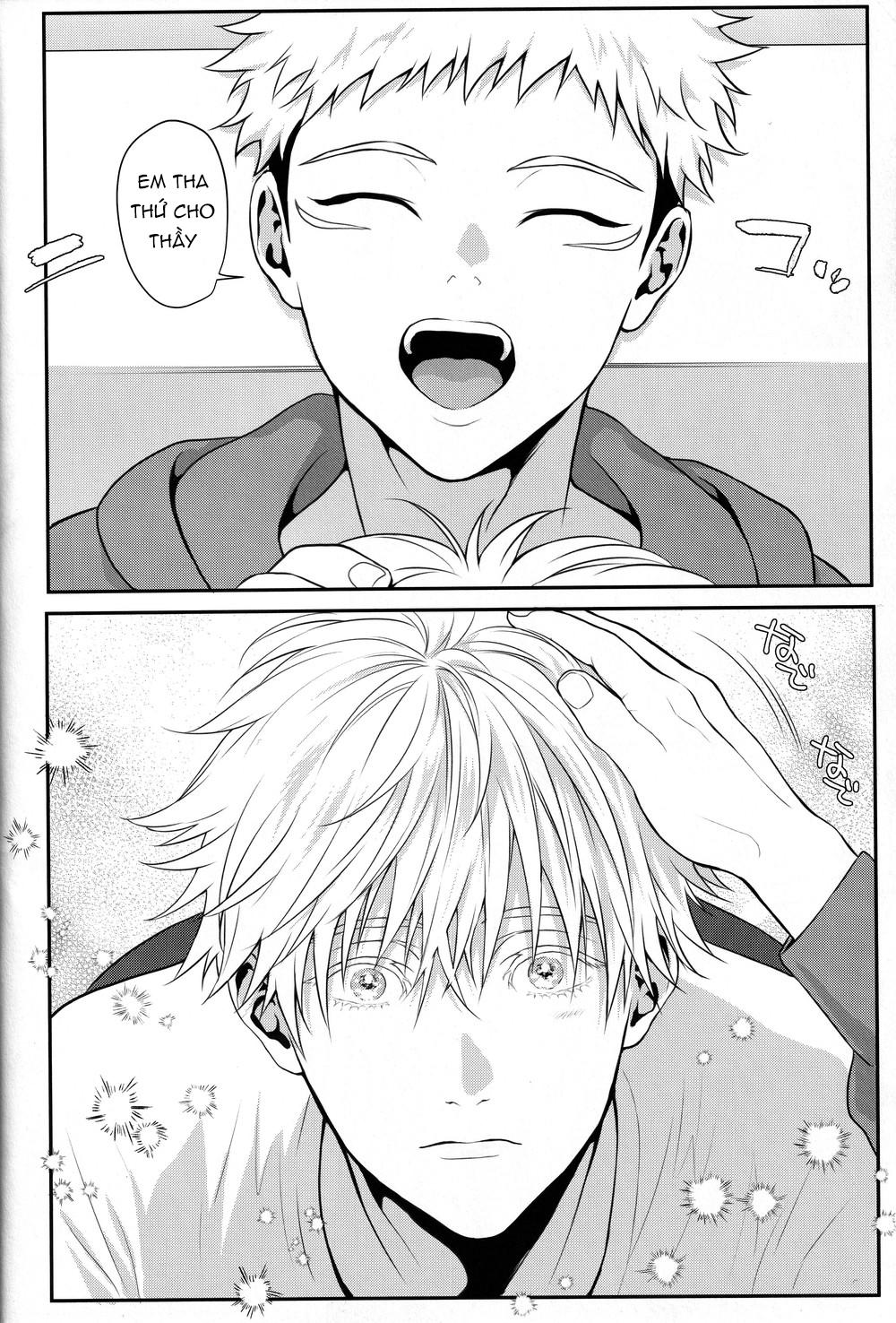 JUJUTSU KAISEN HD KHÔNG CHE Chapter 1 Gojo x Yuuji - Next Chapter 2 Gojo x Yuuji