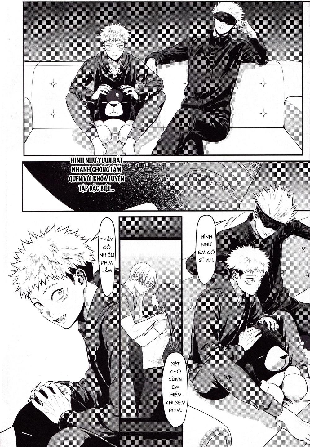 JUJUTSU KAISEN HD KHÔNG CHE Chapter 1 Gojo x Yuuji - Next Chapter 2 Gojo x Yuuji