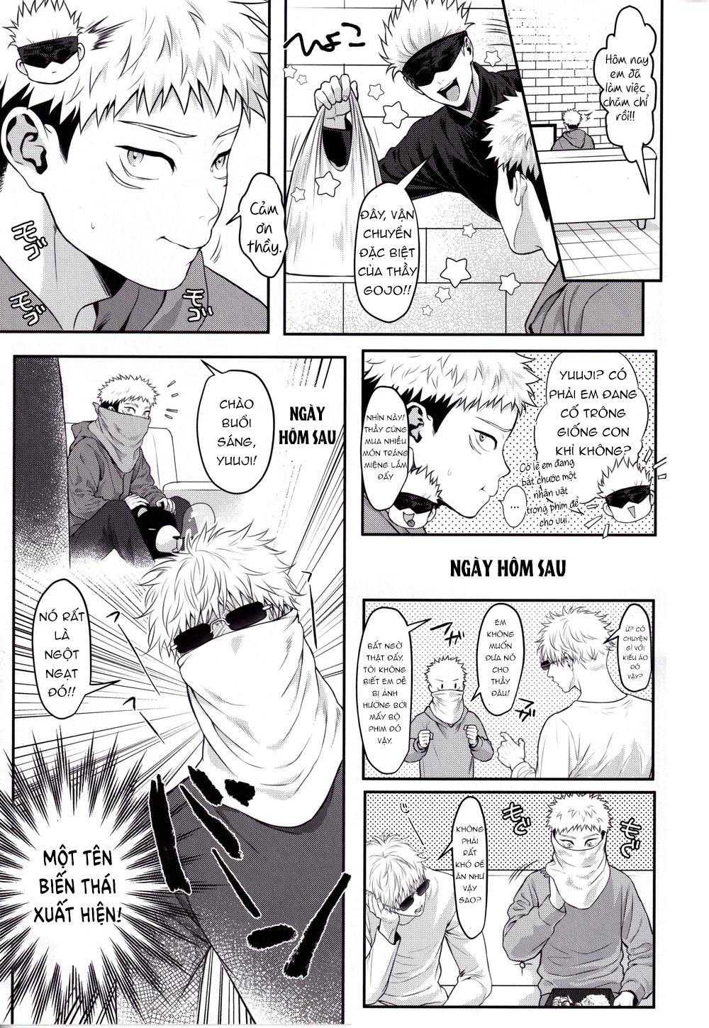JUJUTSU KAISEN HD KHÔNG CHE Chapter 1 Gojo x Yuuji - Next Chapter 2 Gojo x Yuuji