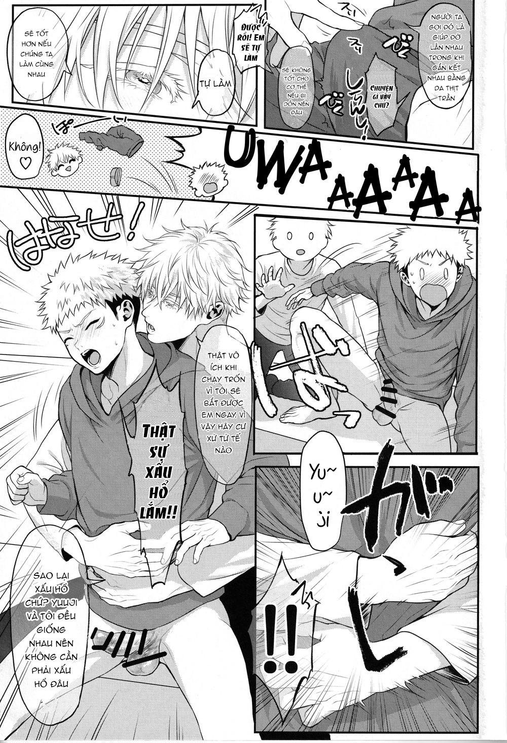 JUJUTSU KAISEN HD KHÔNG CHE Chapter 1 Gojo x Yuuji - Next Chapter 2 Gojo x Yuuji