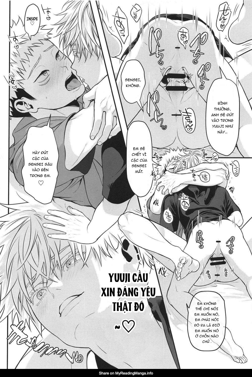 ONESHOT COI LÀ NỨNG Chapter 4 Gojo x Yuuji - Next Chapter 5 Yuuji x Megumi