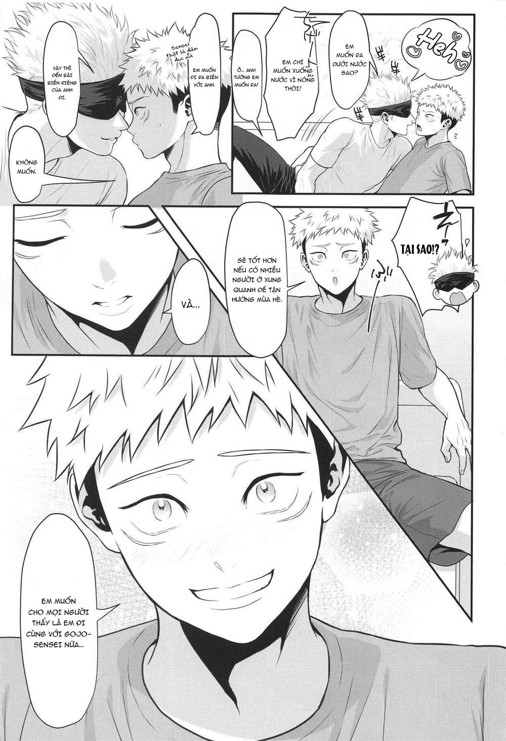 ONESHOT COI LÀ NỨNG Chapter 4 Gojo x Yuuji - Next Chapter 5 Yuuji x Megumi