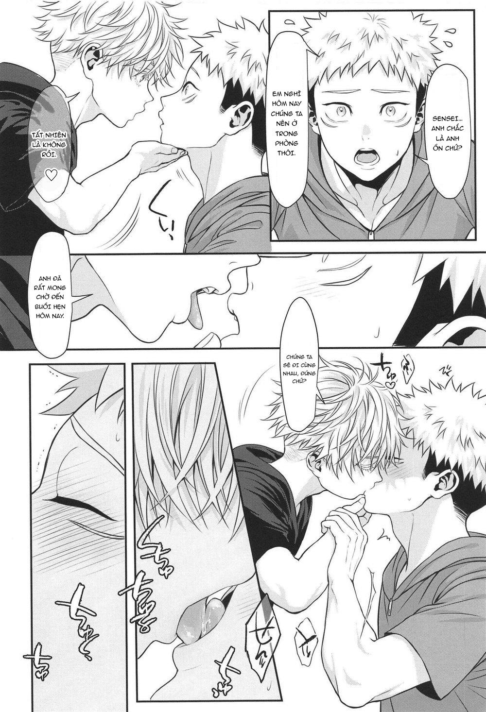 ONESHOT COI LÀ NỨNG Chapter 4 Gojo x Yuuji - Next Chapter 5 Yuuji x Megumi