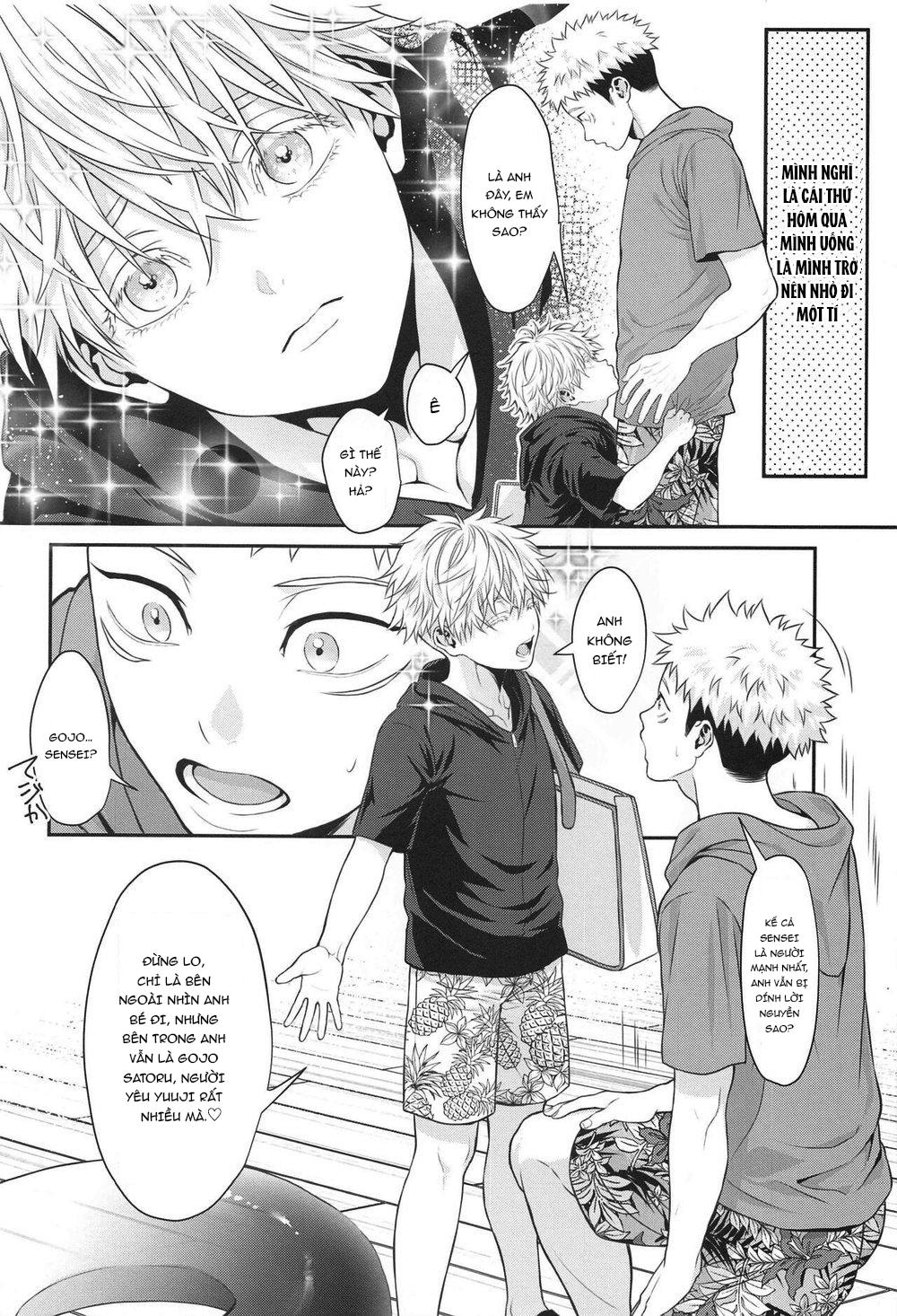 ONESHOT COI LÀ NỨNG Chapter 4 Gojo x Yuuji - Next Chapter 5 Yuuji x Megumi