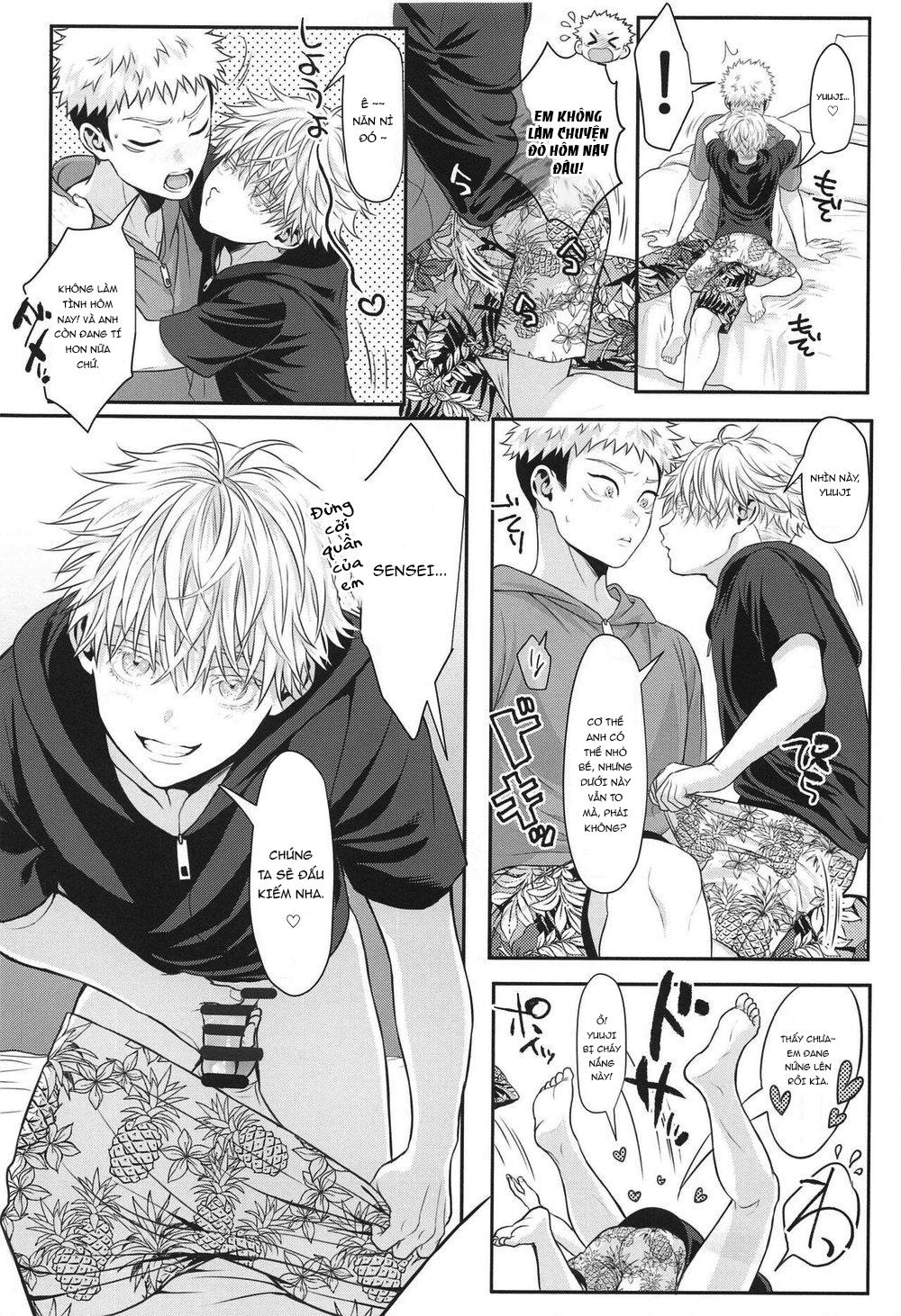ONESHOT COI LÀ NỨNG Chapter 4 Gojo x Yuuji - Next Chapter 5 Yuuji x Megumi