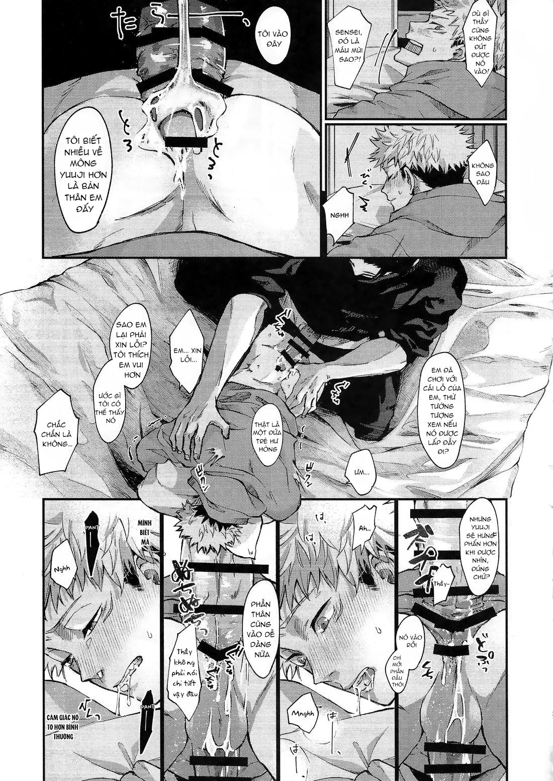 JUJUTSU KAISEN HD KHÔNG CHE Chapter 3 Geto x Yuuji - Next Chapter 4 Gojo x Megumi