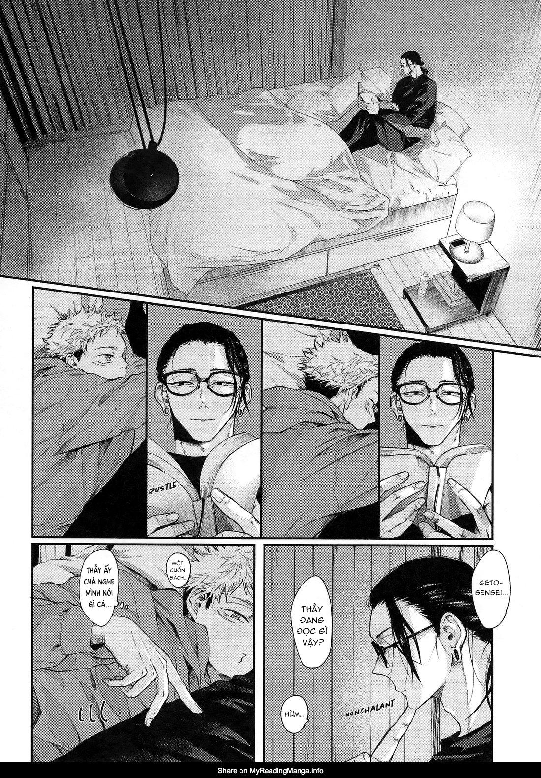 JUJUTSU KAISEN HD KHÔNG CHE Chapter 3 Geto x Yuuji - Next Chapter 4 Gojo x Megumi