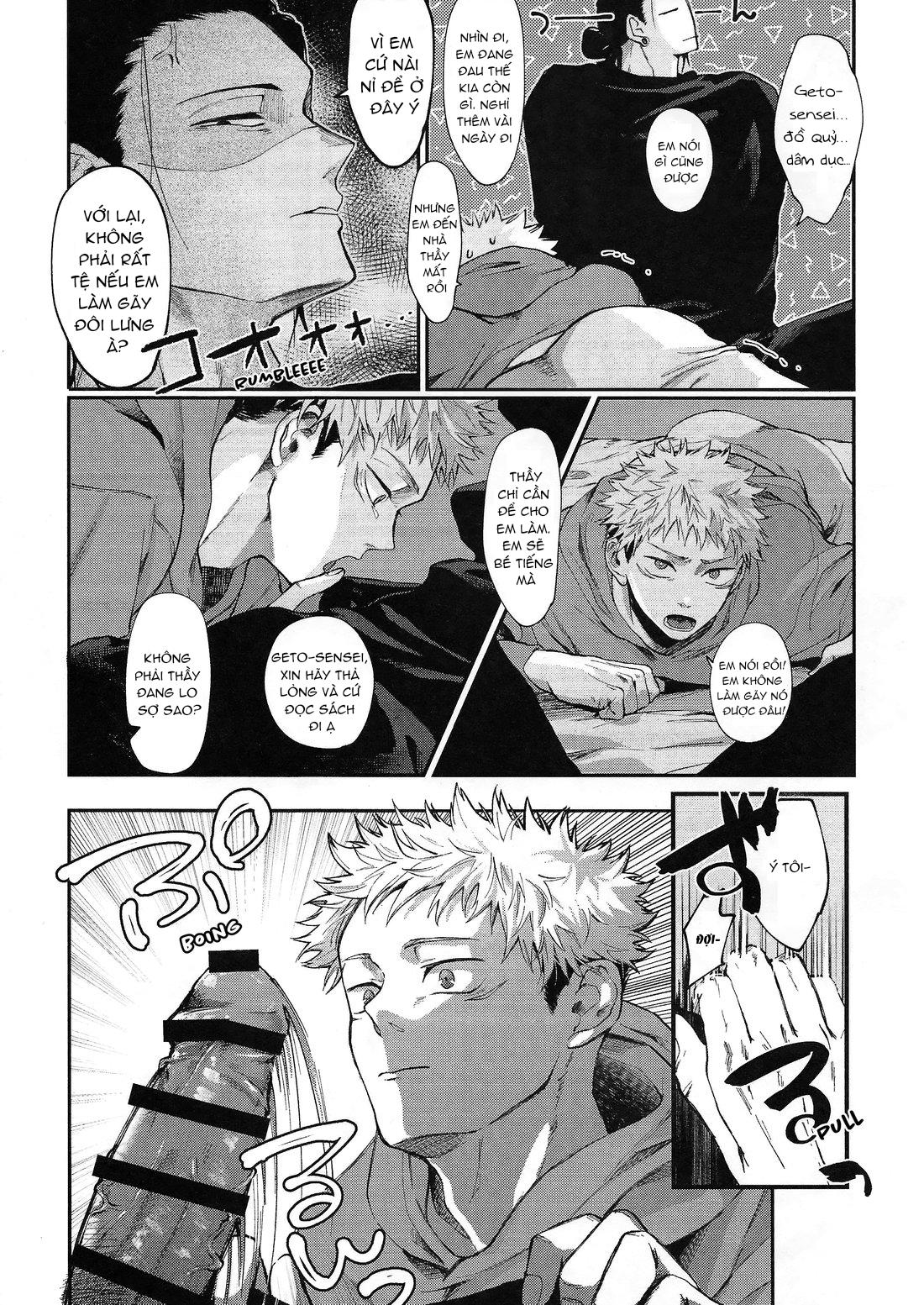 JUJUTSU KAISEN HD KHÔNG CHE Chapter 3 Geto x Yuuji - Next Chapter 4 Gojo x Megumi