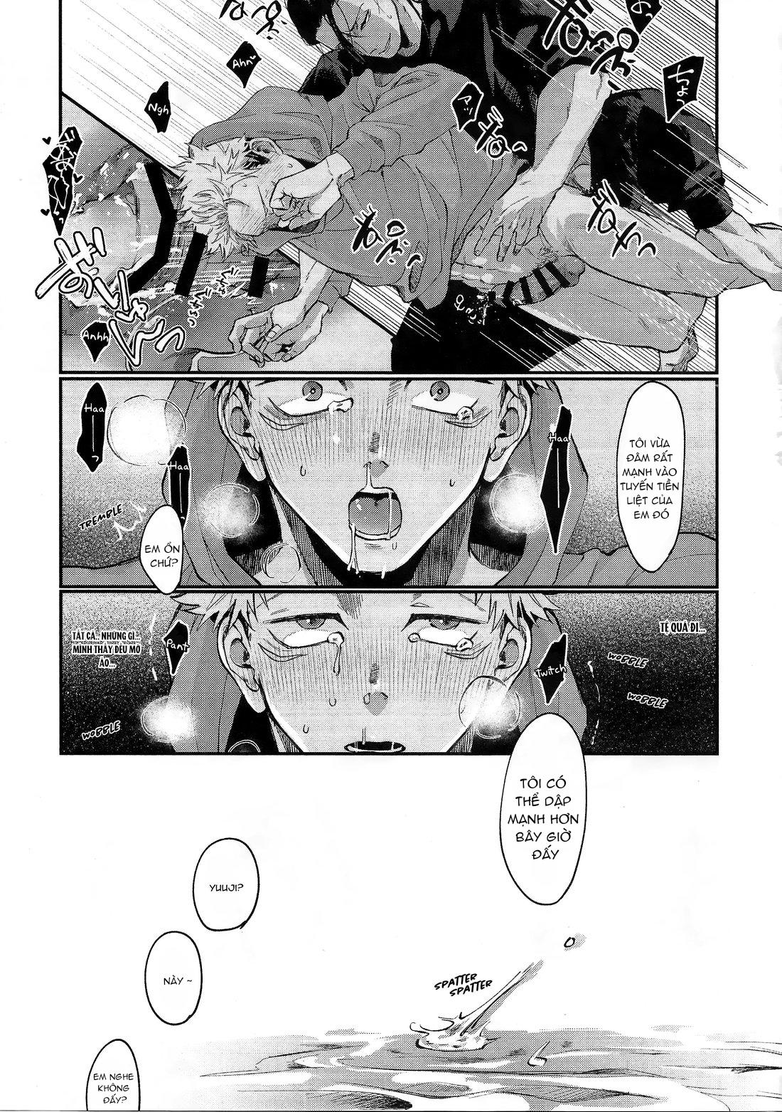 JUJUTSU KAISEN HD KHÔNG CHE Chapter 3 Geto x Yuuji - Next Chapter 4 Gojo x Megumi