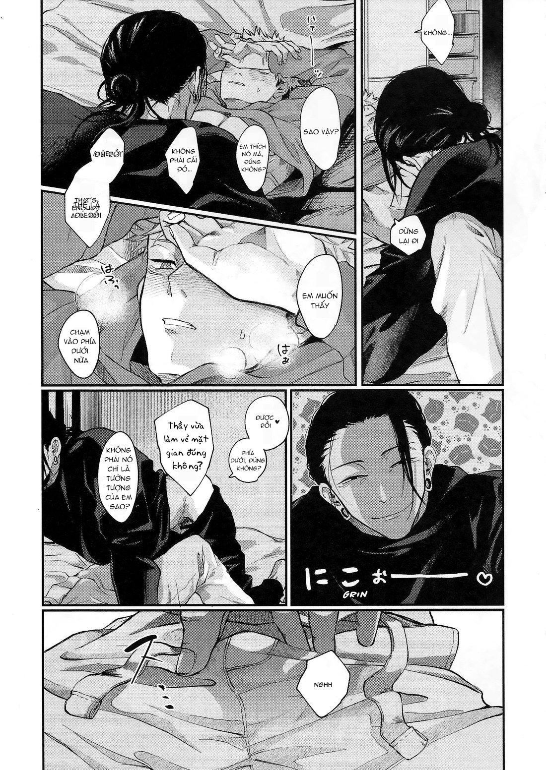 JUJUTSU KAISEN HD KHÔNG CHE Chapter 3 Geto x Yuuji - Next Chapter 4 Gojo x Megumi