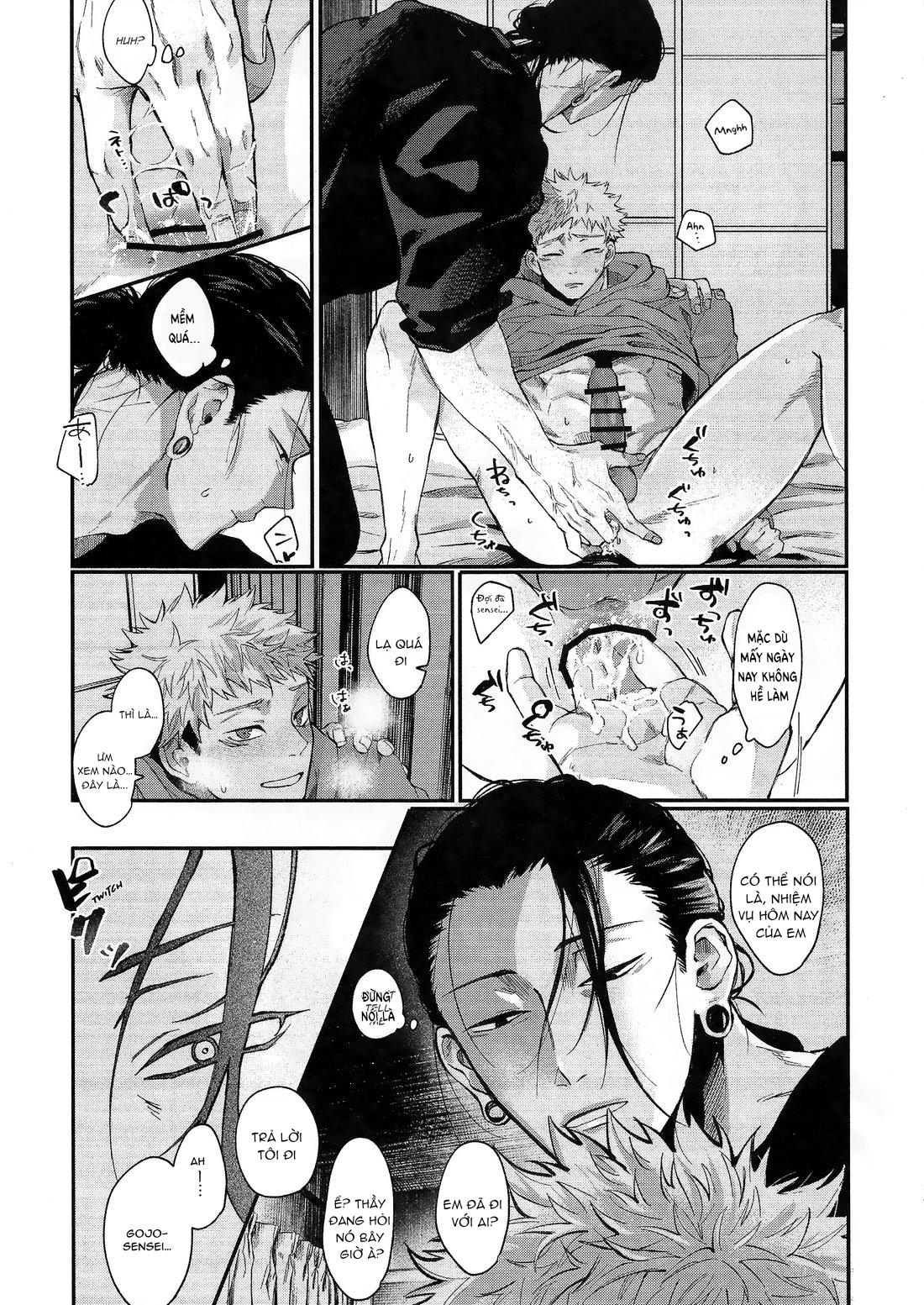 JUJUTSU KAISEN HD KHÔNG CHE Chapter 3 Geto x Yuuji - Next Chapter 4 Gojo x Megumi