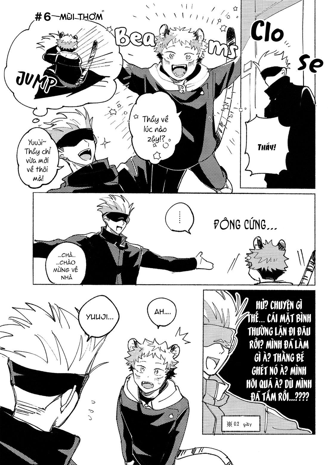 ONESHOT COI LÀ NỨNG Chapter 8 Gojo x Yuuji - Next Chapter 9 Gojo x Megumi