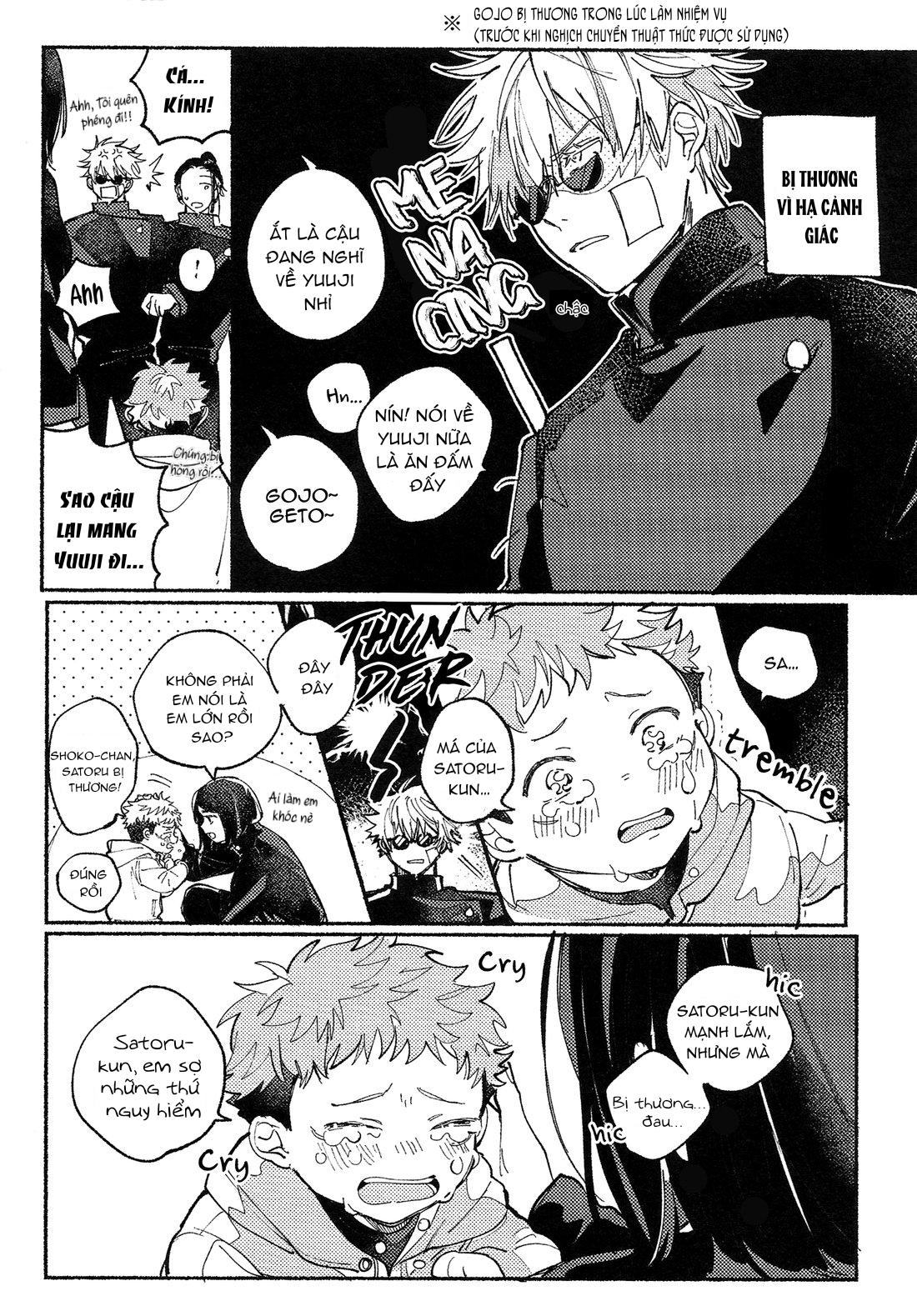 ONESHOT COI LÀ NỨNG Chapter 8 Gojo x Yuuji - Next Chapter 9 Gojo x Megumi