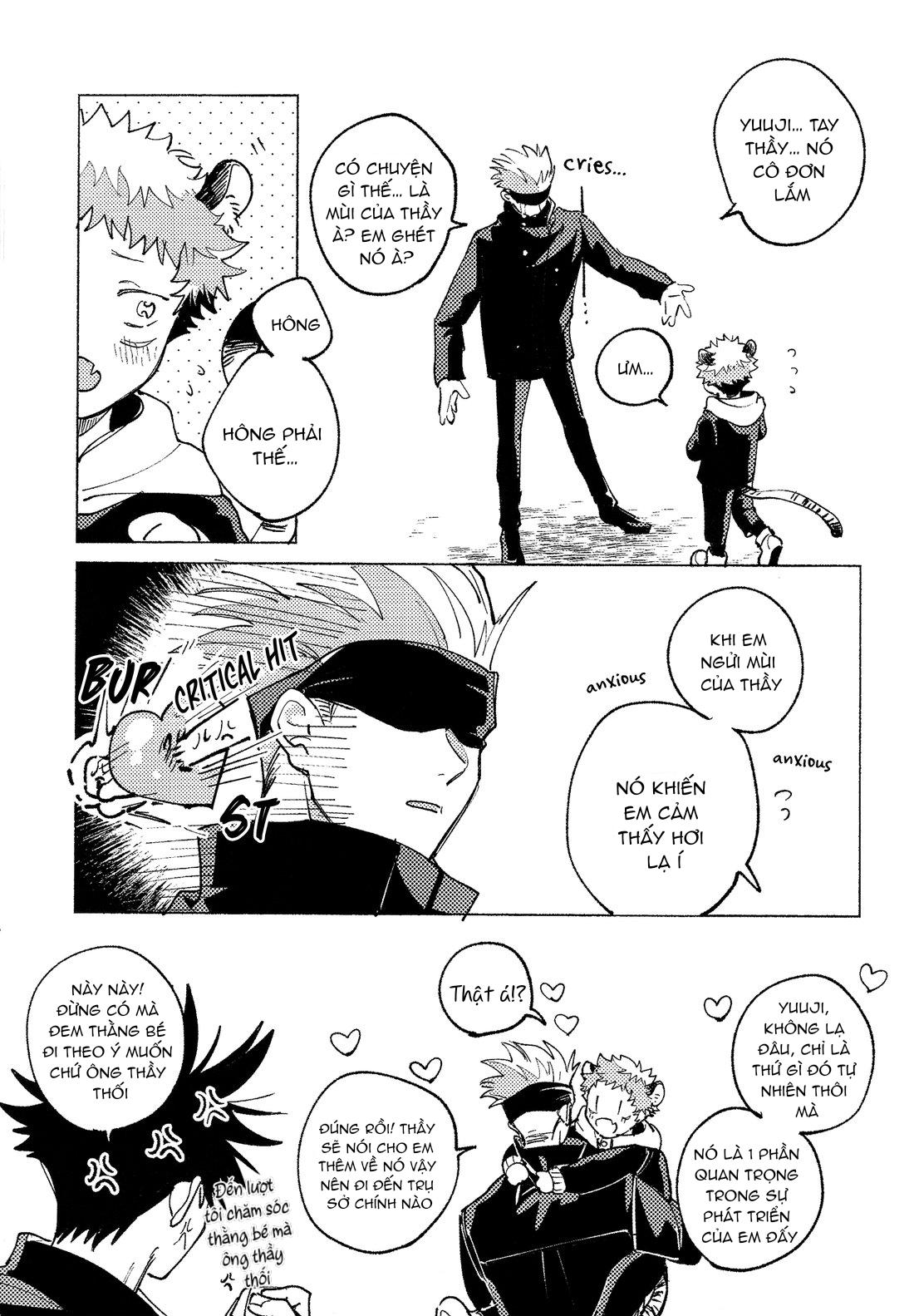ONESHOT COI LÀ NỨNG Chapter 8 Gojo x Yuuji - Next Chapter 9 Gojo x Megumi