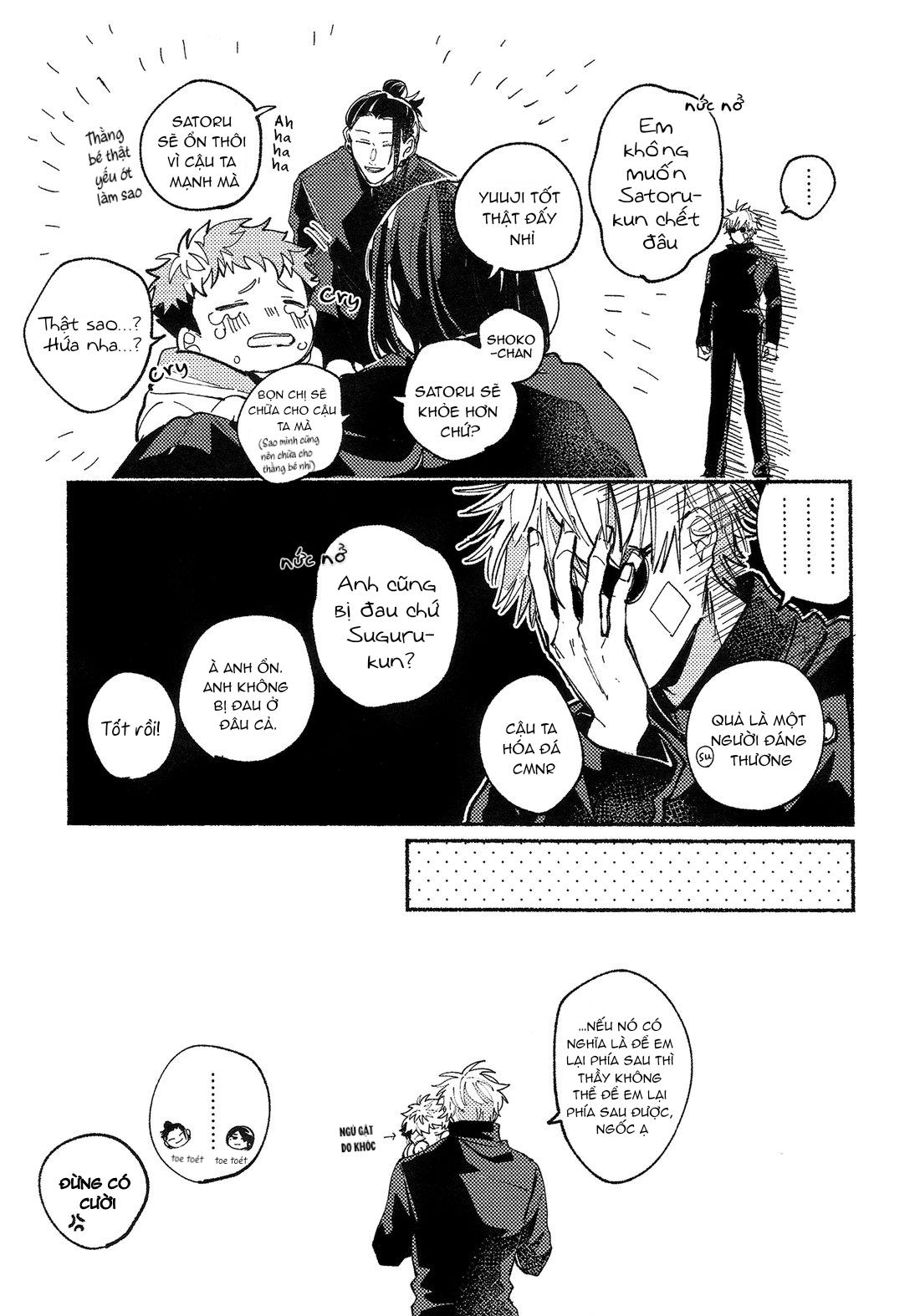 ONESHOT COI LÀ NỨNG Chapter 8 Gojo x Yuuji - Next Chapter 9 Gojo x Megumi