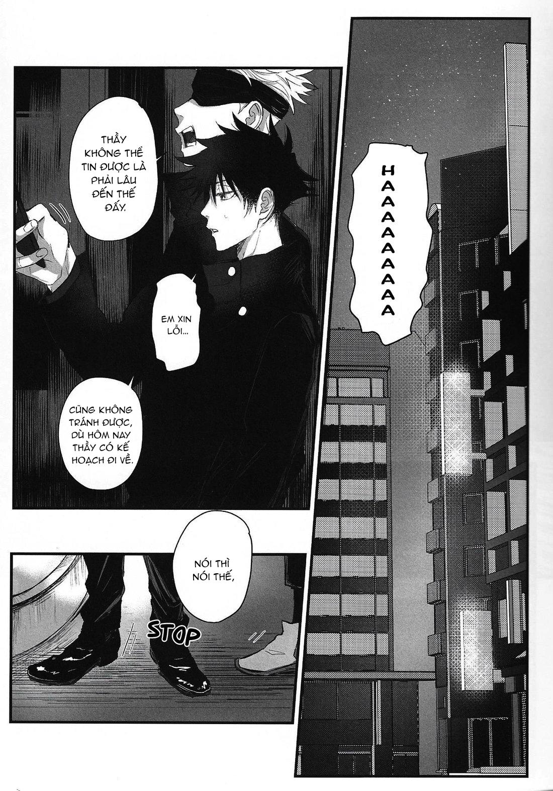 JUJUTSU KAISEN HD KHÔNG CHE Chapter 4 Gojo x Megumi - Next Chapter 5 GetoxGojoxMegum