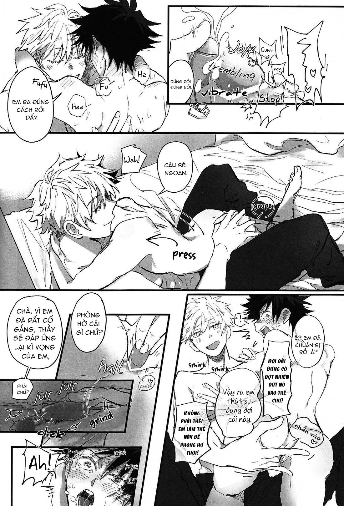JUJUTSU KAISEN HD KHÔNG CHE Chapter 4 Gojo x Megumi - Next Chapter 5 GetoxGojoxMegum
