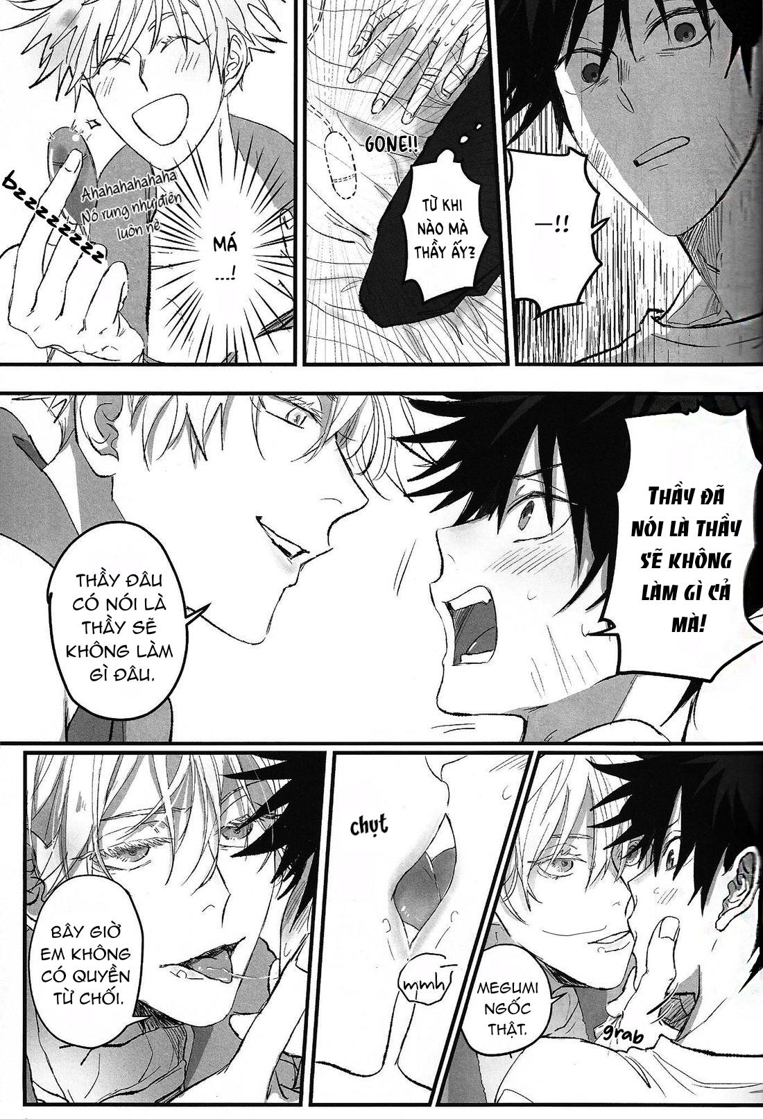JUJUTSU KAISEN HD KHÔNG CHE Chapter 4 Gojo x Megumi - Next Chapter 5 GetoxGojoxMegum