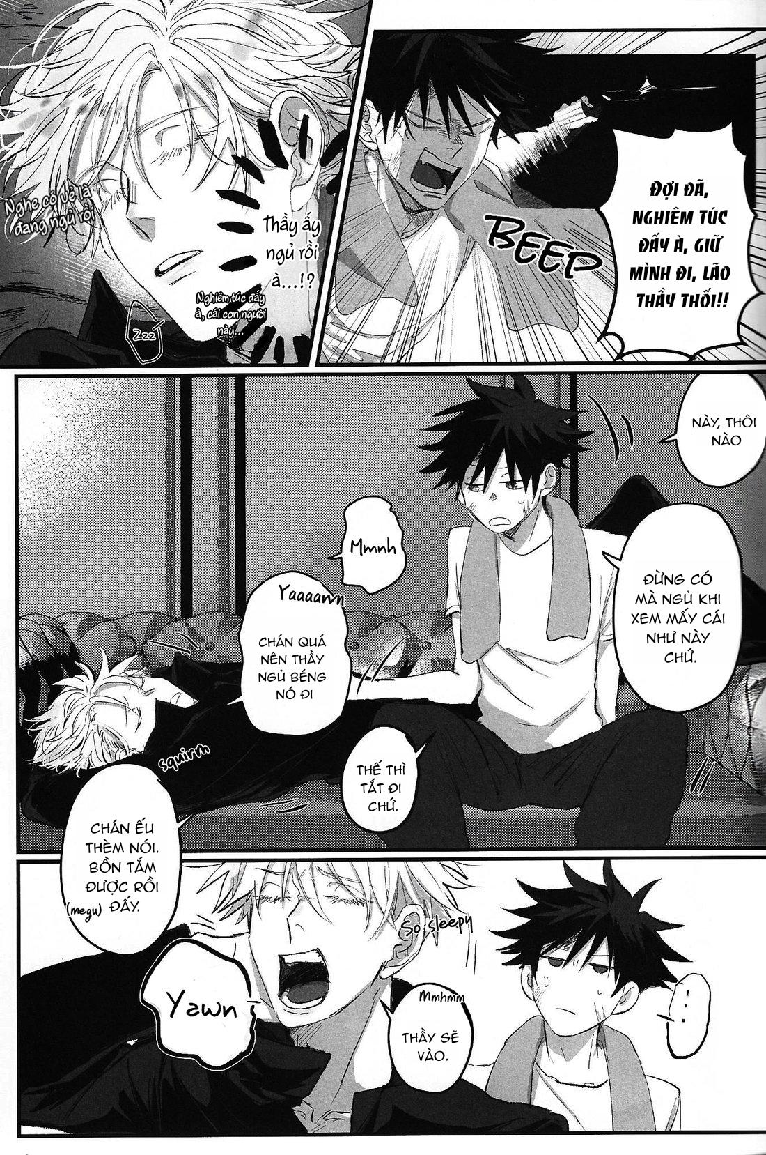 JUJUTSU KAISEN HD KHÔNG CHE Chapter 4 Gojo x Megumi - Next Chapter 5 GetoxGojoxMegum