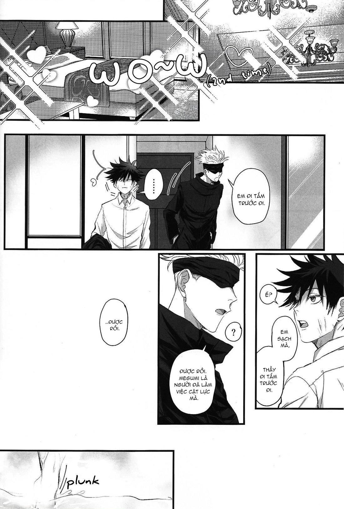 JUJUTSU KAISEN HD KHÔNG CHE Chapter 4 Gojo x Megumi - Next Chapter 5 GetoxGojoxMegum