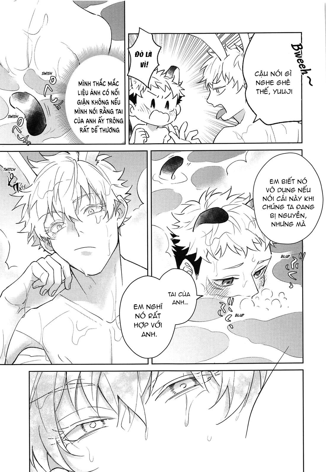 ONESHOT COI LÀ NỨNG Chapter 11 Gojo x Yuuji - Next Chapter 12.1 Gojo x Megumi