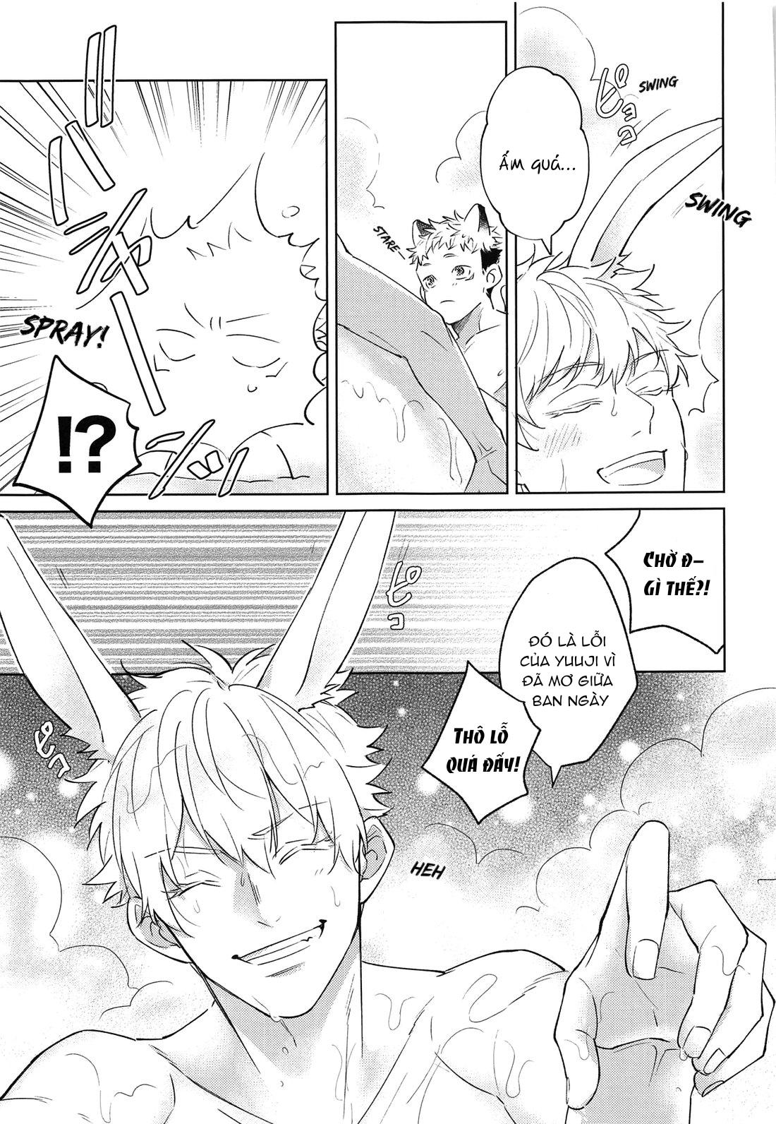 ONESHOT COI LÀ NỨNG Chapter 11 Gojo x Yuuji - Next Chapter 12.1 Gojo x Megumi