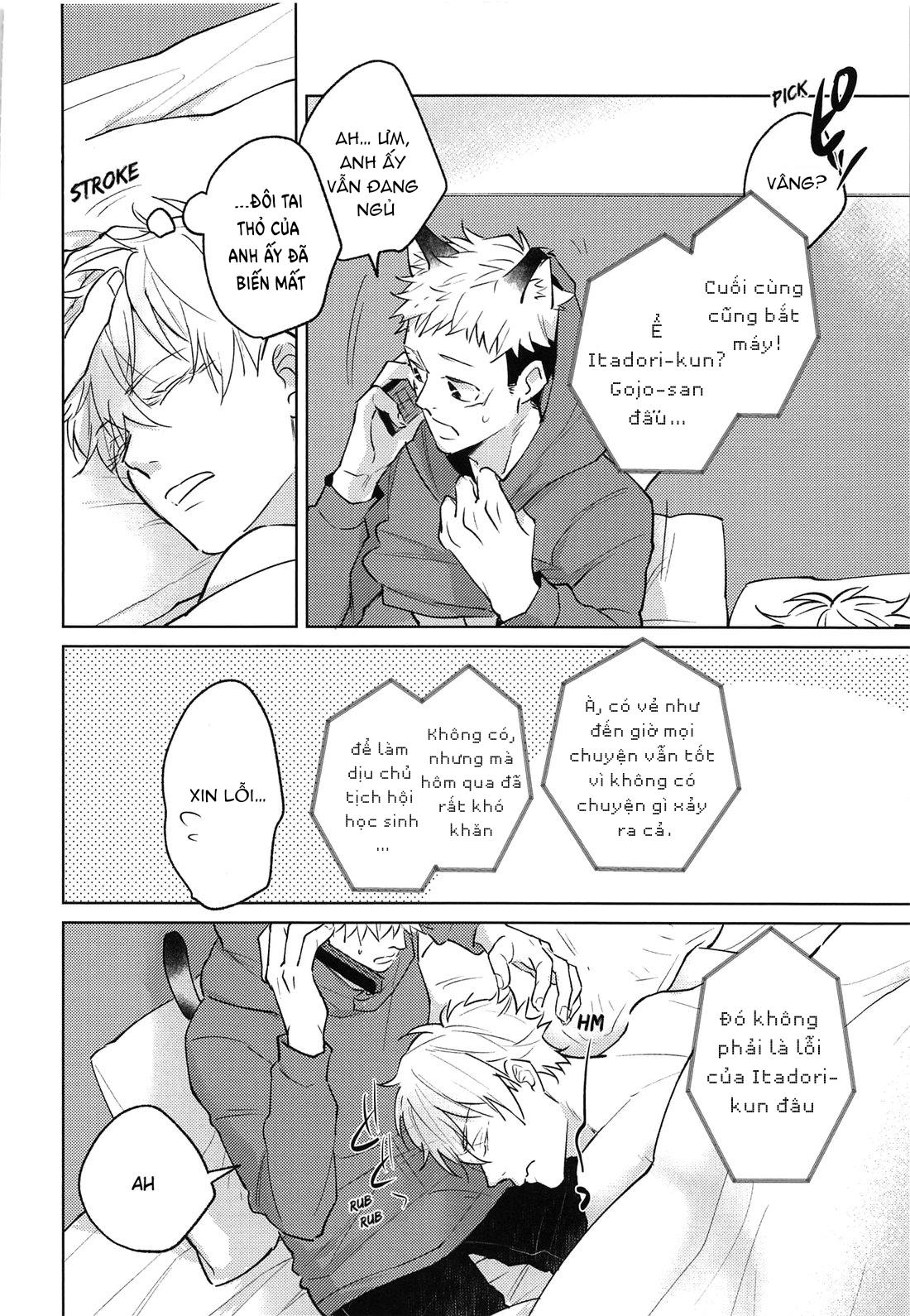 ONESHOT COI LÀ NỨNG Chapter 11 Gojo x Yuuji - Next Chapter 12.1 Gojo x Megumi