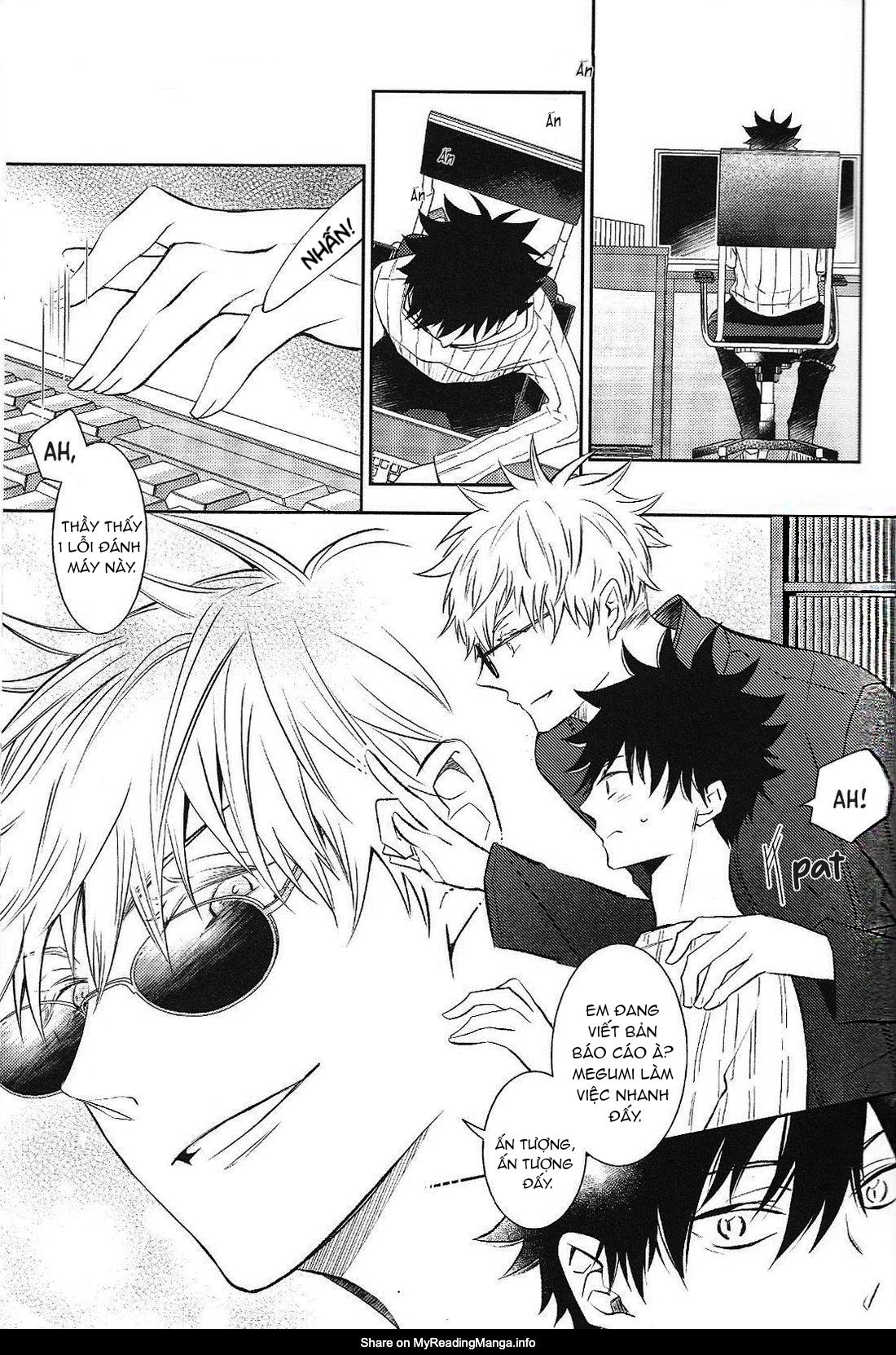 ONESHOT COI LÀ NỨNG Chapter 12.1 Gojo x Megumi - Next Chapter 12.2 Gojo x Megum