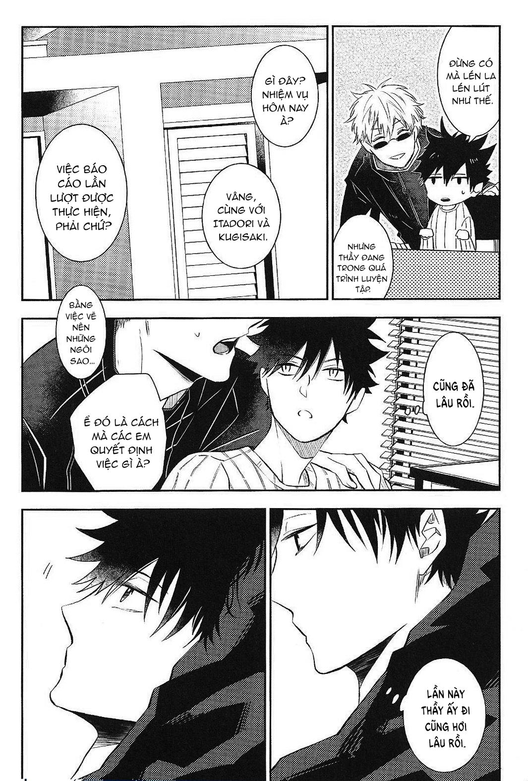 ONESHOT COI LÀ NỨNG Chapter 12.1 Gojo x Megumi - Next Chapter 12.2 Gojo x Megum