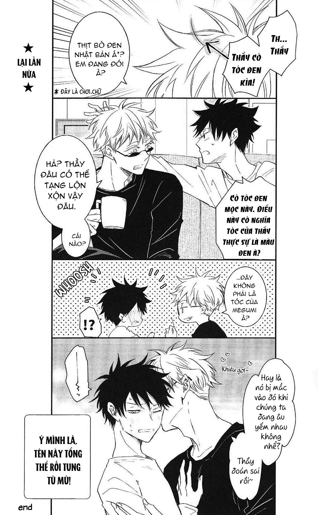 ONESHOT COI LÀ NỨNG Chapter 12.1 Gojo x Megumi - Next Chapter 12.2 Gojo x Megum