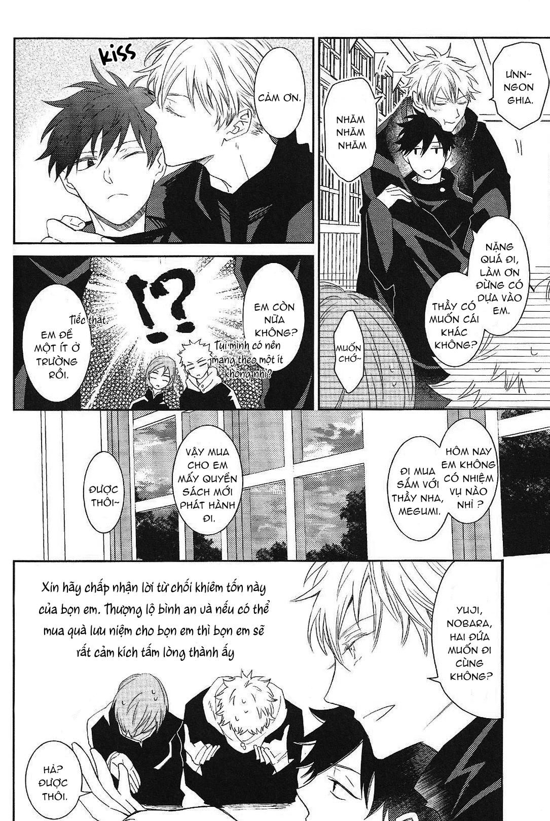 ONESHOT COI LÀ NỨNG Chapter 12.2 Gojo x Megum - Next Chapter 12.3 Gojo x Megum