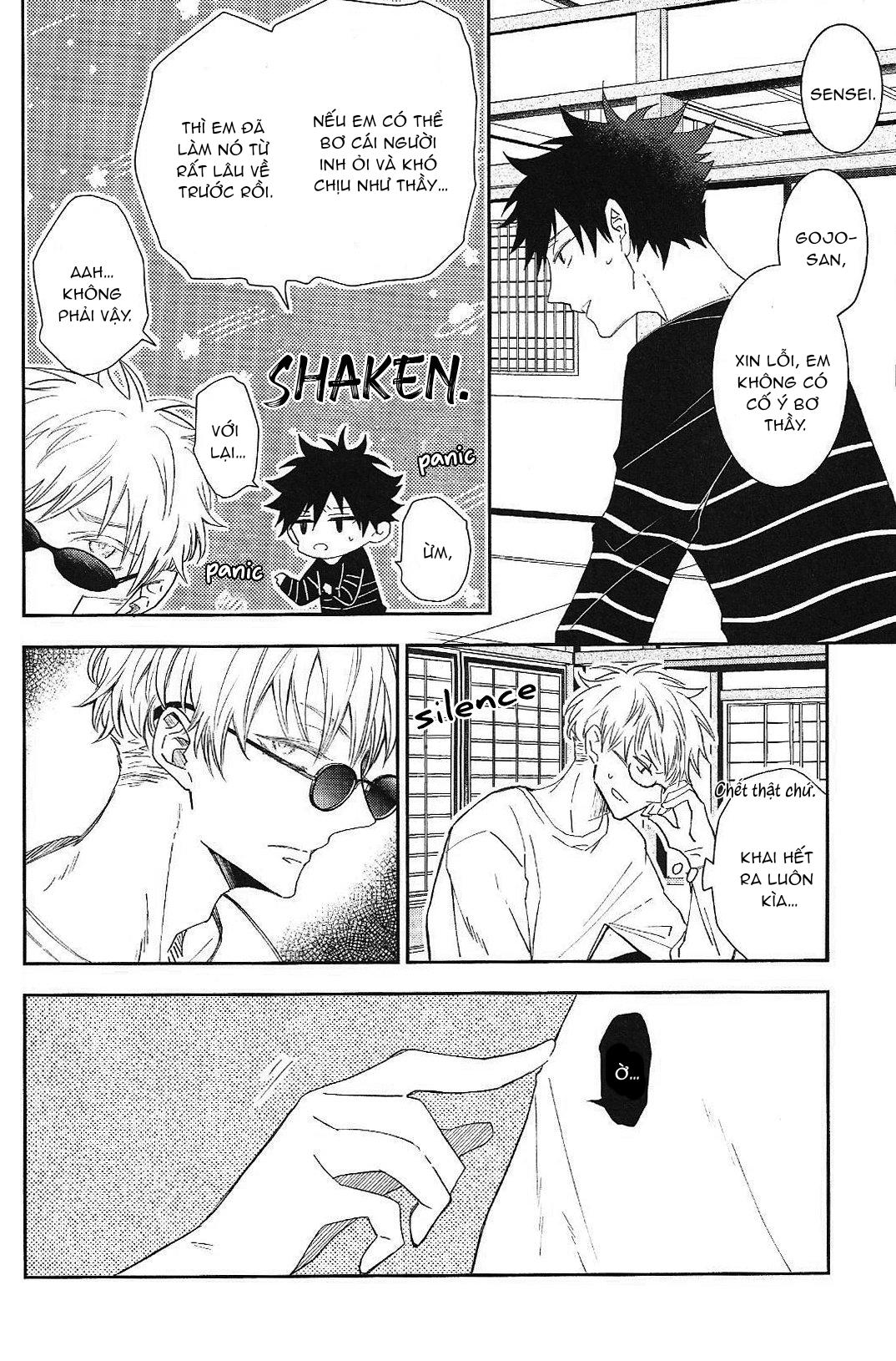 ONESHOT COI LÀ NỨNG Chapter 12.2 Gojo x Megum - Next Chapter 12.3 Gojo x Megum