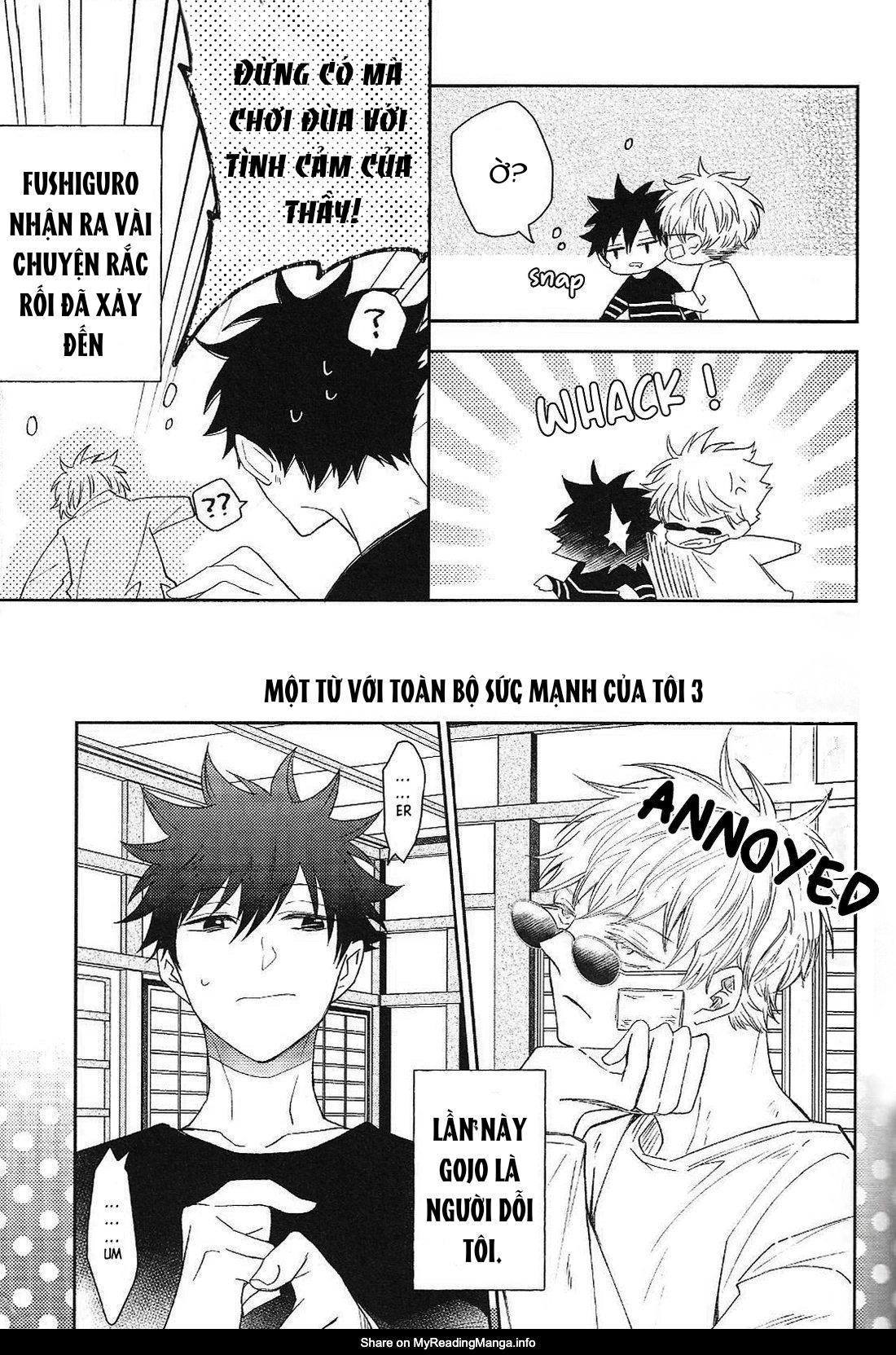 ONESHOT COI LÀ NỨNG Chapter 12.2 Gojo x Megum - Next Chapter 12.3 Gojo x Megum