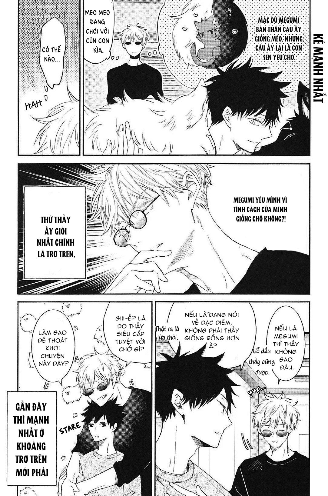ONESHOT COI LÀ NỨNG Chapter 12.2 Gojo x Megum - Next Chapter 12.3 Gojo x Megum
