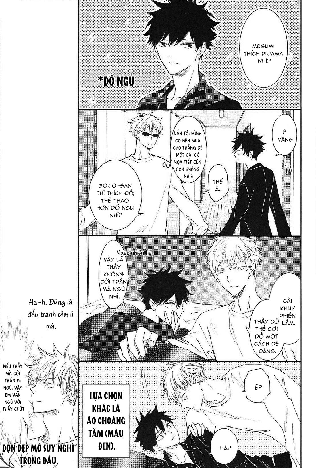 ONESHOT COI LÀ NỨNG Chapter 12.2 Gojo x Megum - Next Chapter 12.3 Gojo x Megum