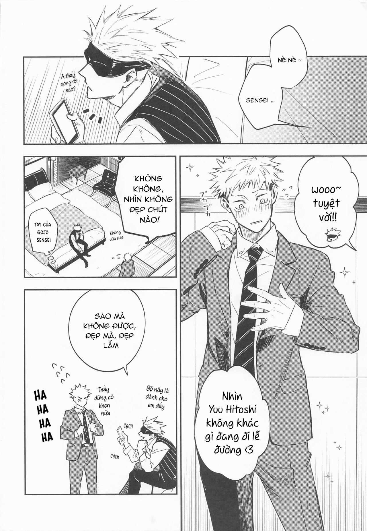 ONESHOT COI LÀ NỨNG Chapter 16 Gojo x Yuuji - Next Chapter 17 Gojo x Yuuji