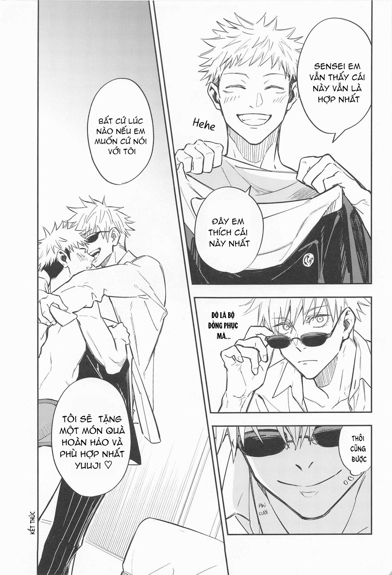 ONESHOT COI LÀ NỨNG Chapter 16 Gojo x Yuuji - Next Chapter 17 Gojo x Yuuji