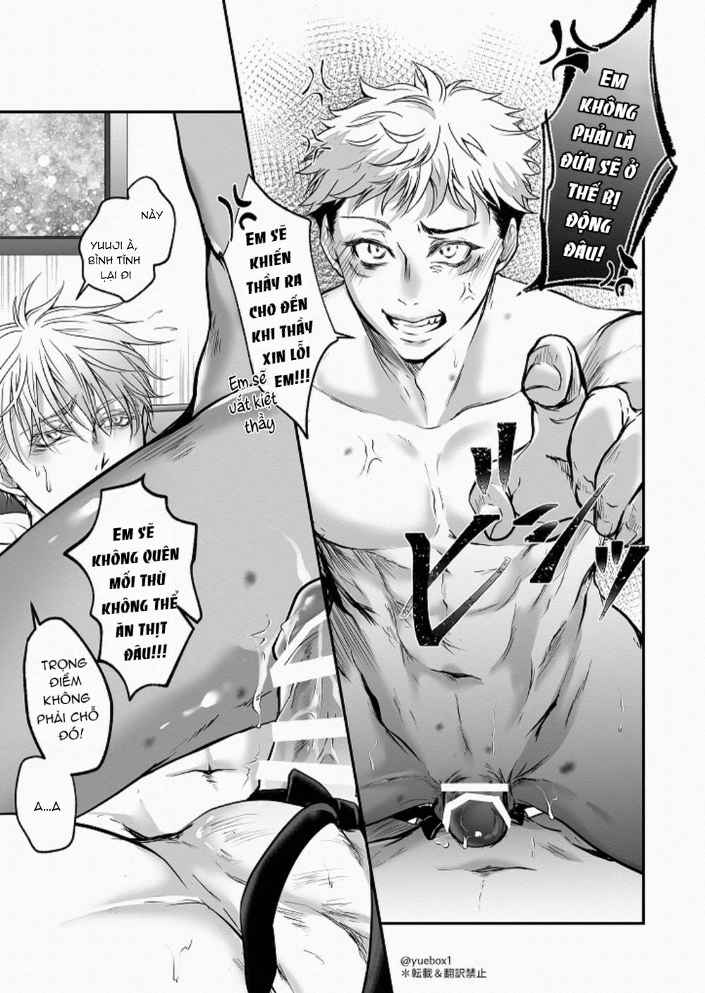 ONESHOT COI LÀ NỨNG Chapter 17 Gojo x Yuuji - Next Chapter 18 Gojo x Megumi