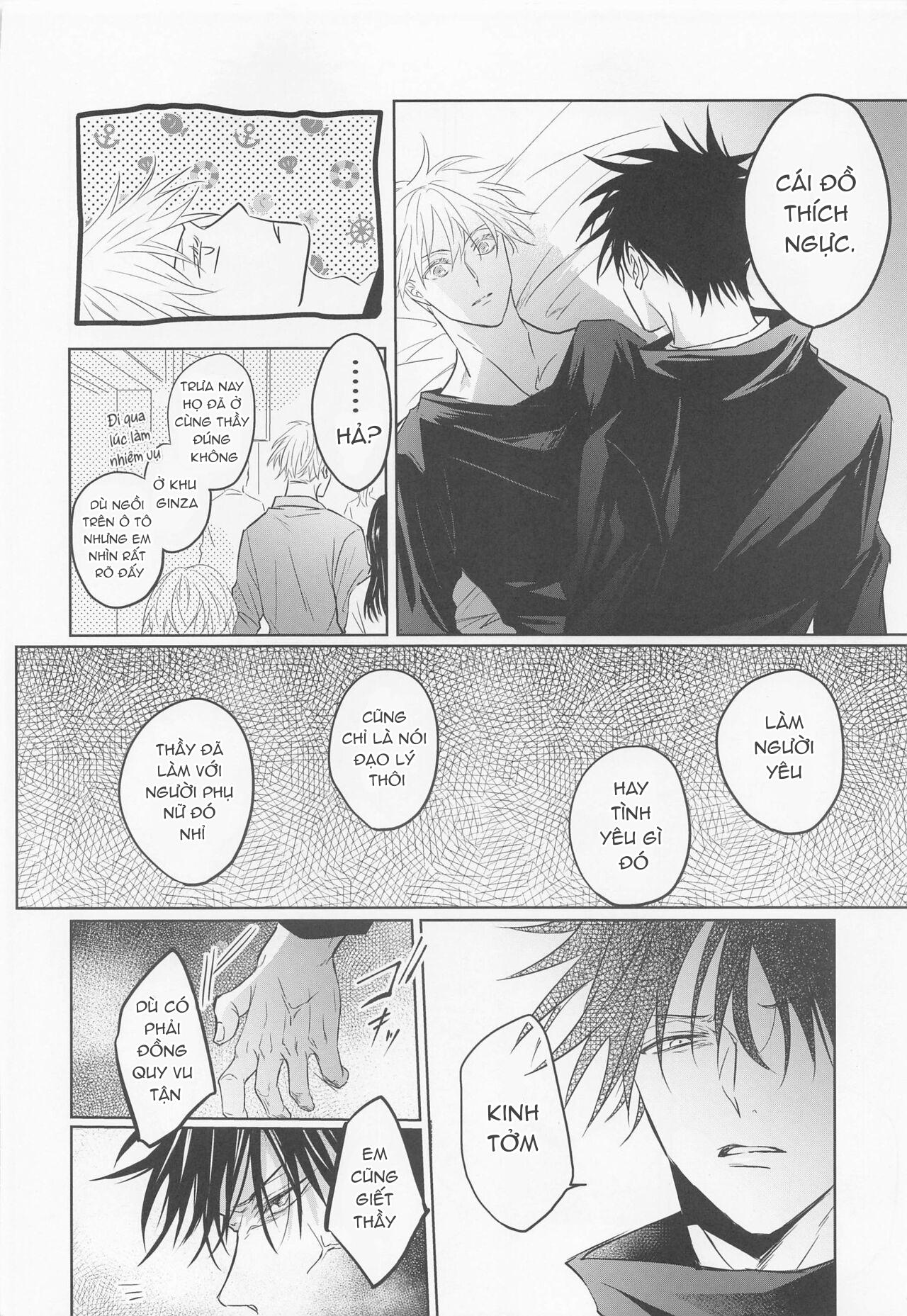 ONESHOT COI LÀ NỨNG Chapter 18 Gojo x Megumi - Next Chapter 19 Gojo x Megumi