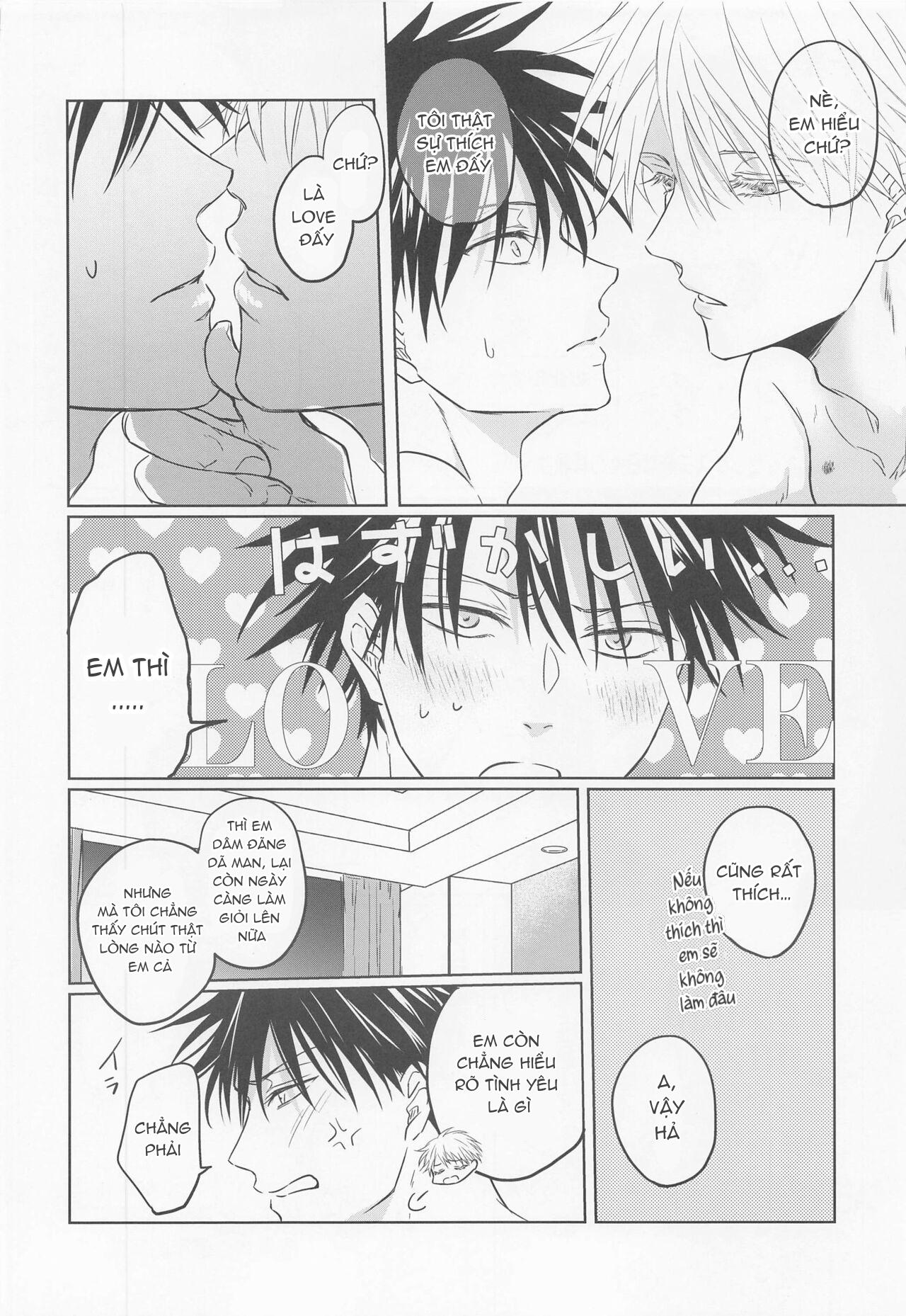 ONESHOT COI LÀ NỨNG Chapter 18 Gojo x Megumi - Next Chapter 19 Gojo x Megumi