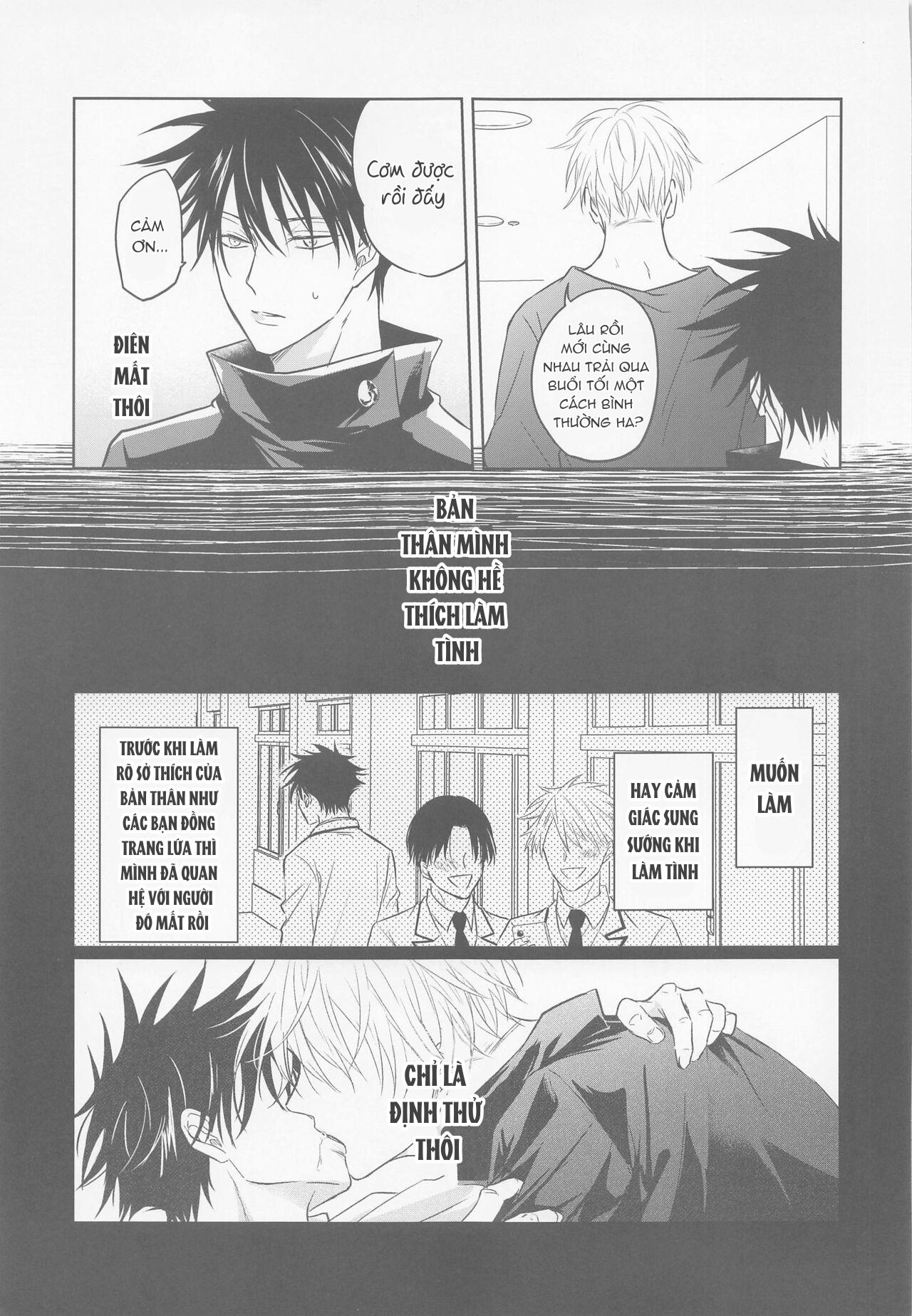 ONESHOT COI LÀ NỨNG Chapter 18 Gojo x Megumi - Next Chapter 19 Gojo x Megumi
