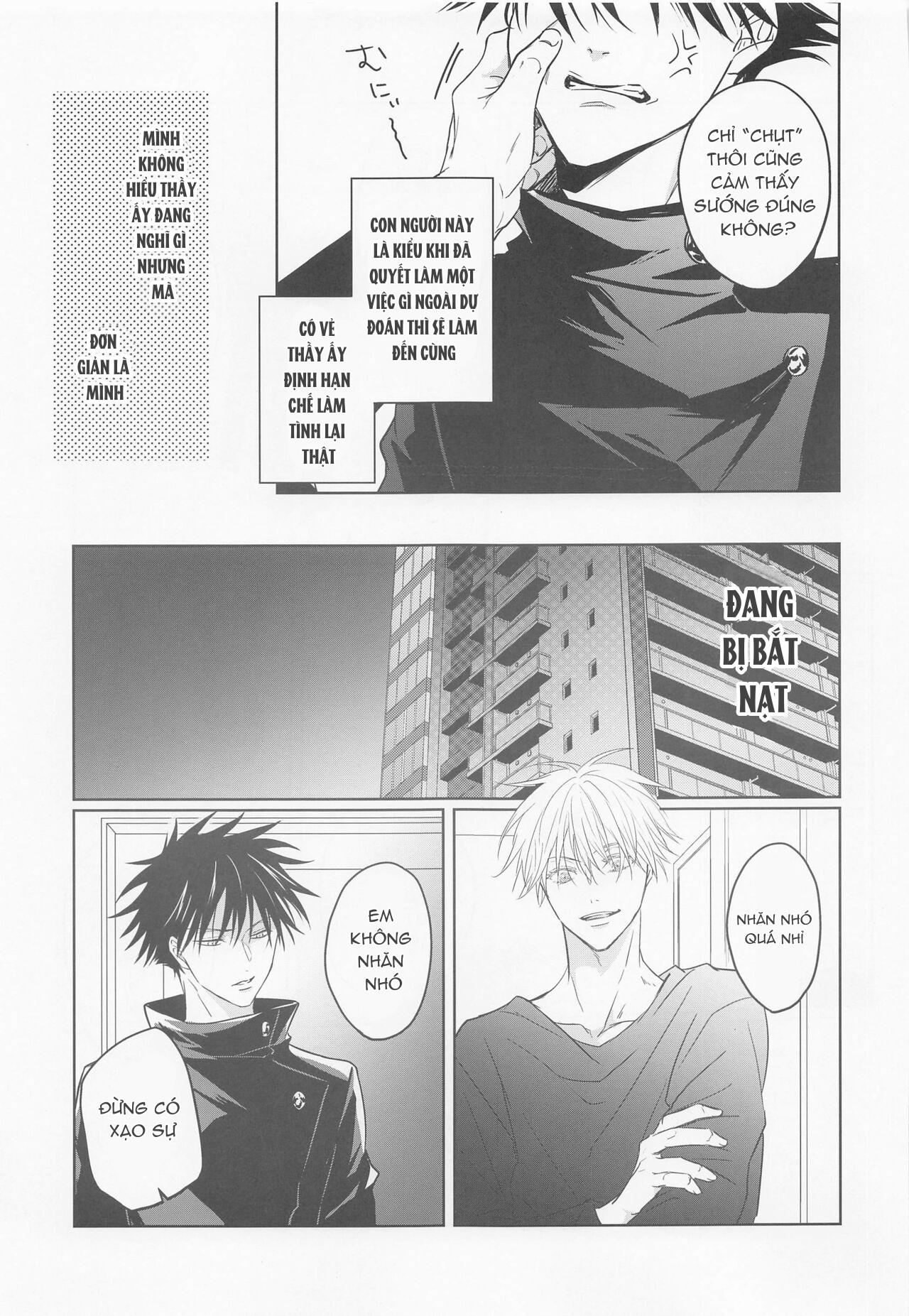 ONESHOT COI LÀ NỨNG Chapter 18 Gojo x Megumi - Next Chapter 19 Gojo x Megumi