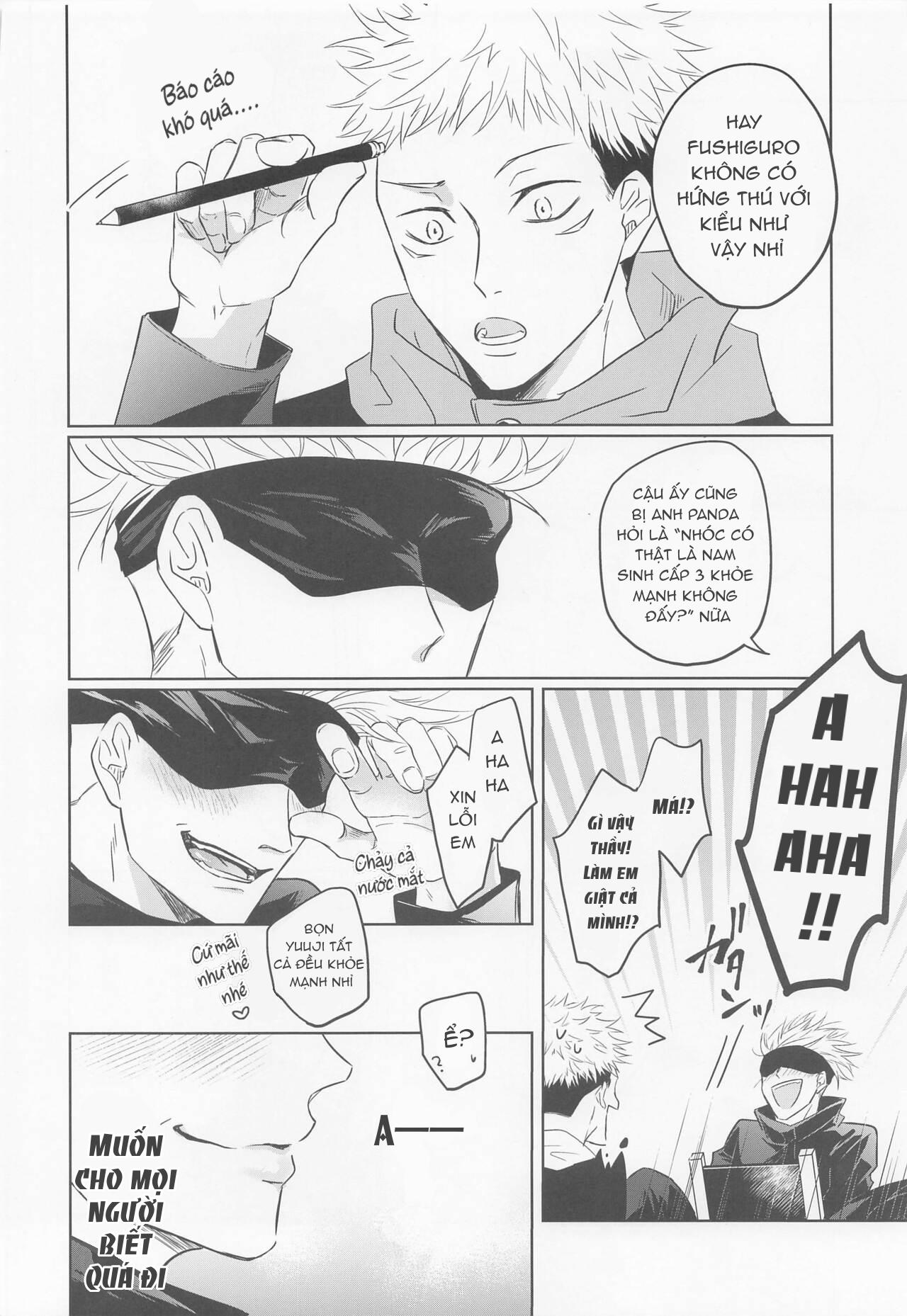 ONESHOT COI LÀ NỨNG Chapter 18 Gojo x Megumi - Next Chapter 19 Gojo x Megumi