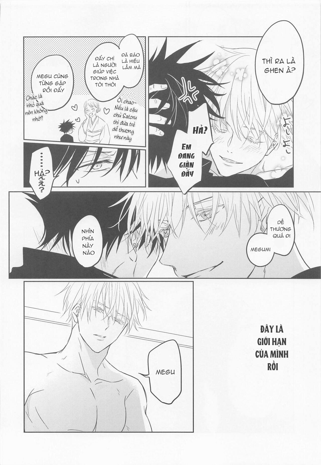 ONESHOT COI LÀ NỨNG Chapter 18 Gojo x Megumi - Next Chapter 19 Gojo x Megumi