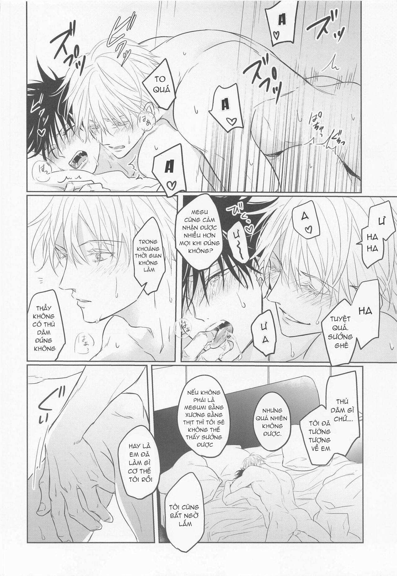 ONESHOT COI LÀ NỨNG Chapter 18 Gojo x Megumi - Next Chapter 19 Gojo x Megumi