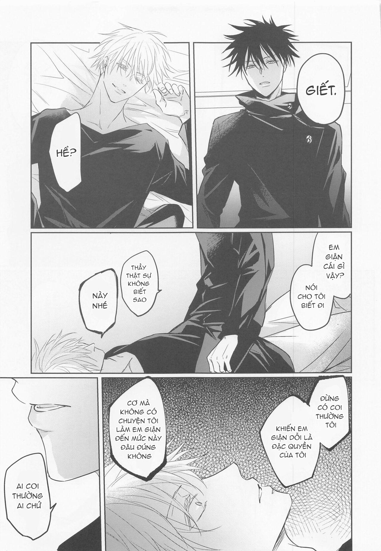 ONESHOT COI LÀ NỨNG Chapter 18 Gojo x Megumi - Next Chapter 19 Gojo x Megumi